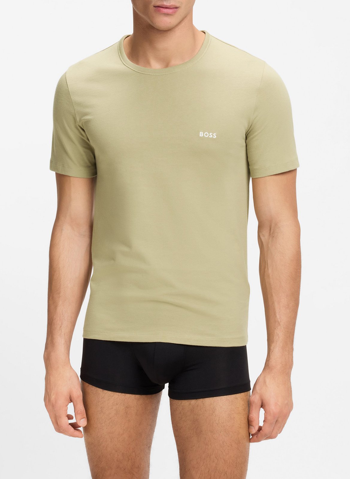 Pack de 3 tee-shirts col rond en coton BOSS Multicolore