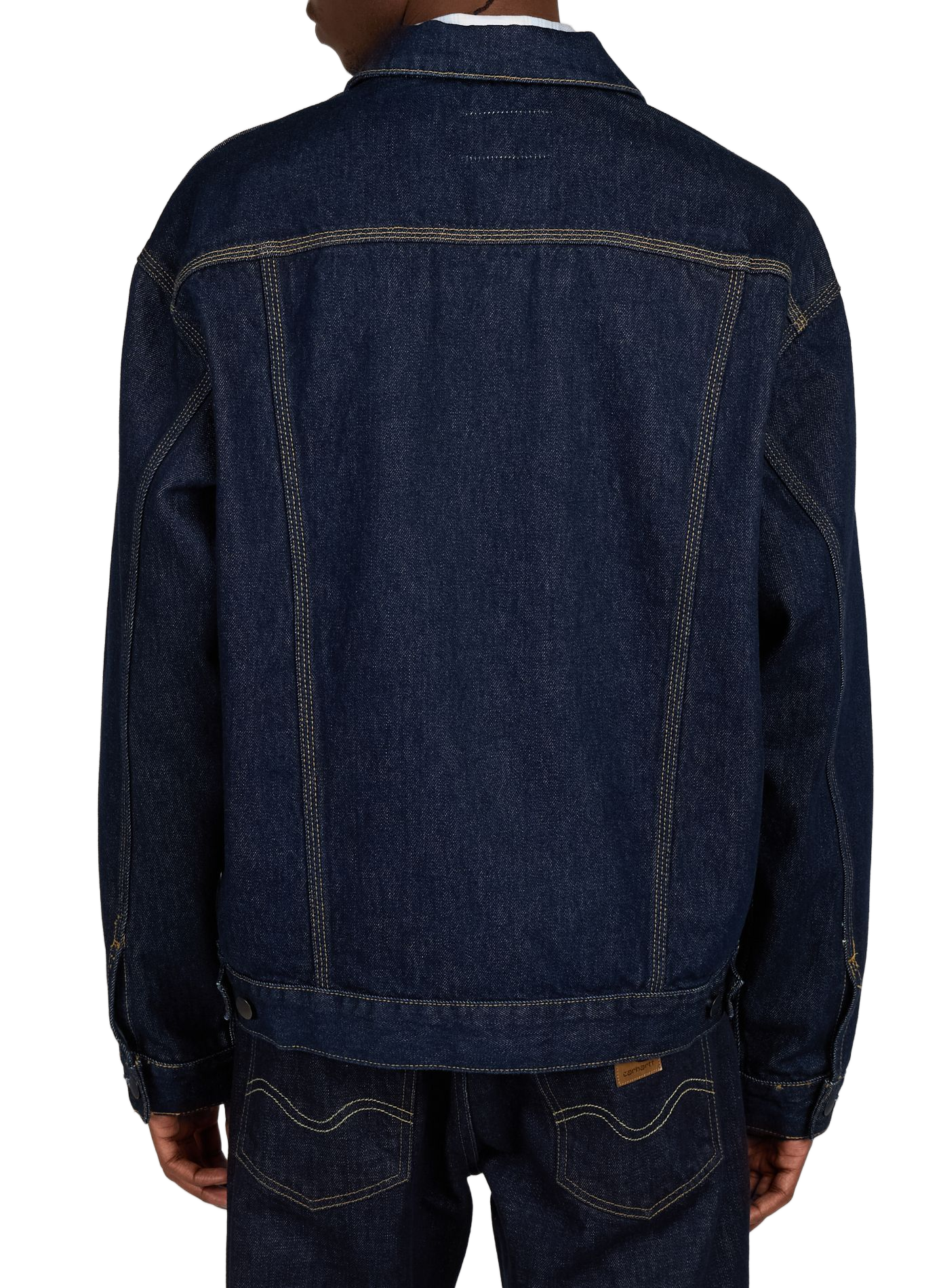 Helston Denimjacke aus Baumwolle CARHARTT WIP Blau