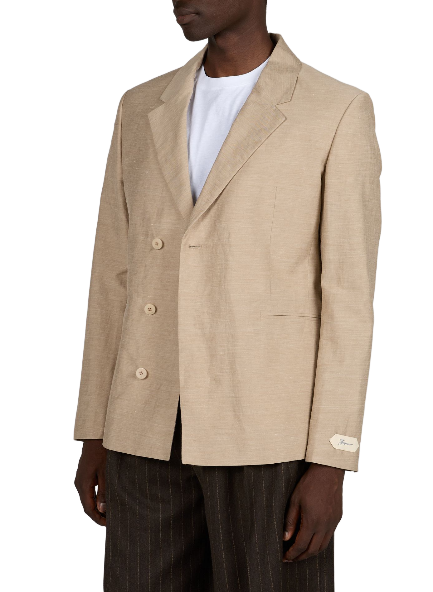 La veste Melo à épaules structurées JACQUEMUS Beige