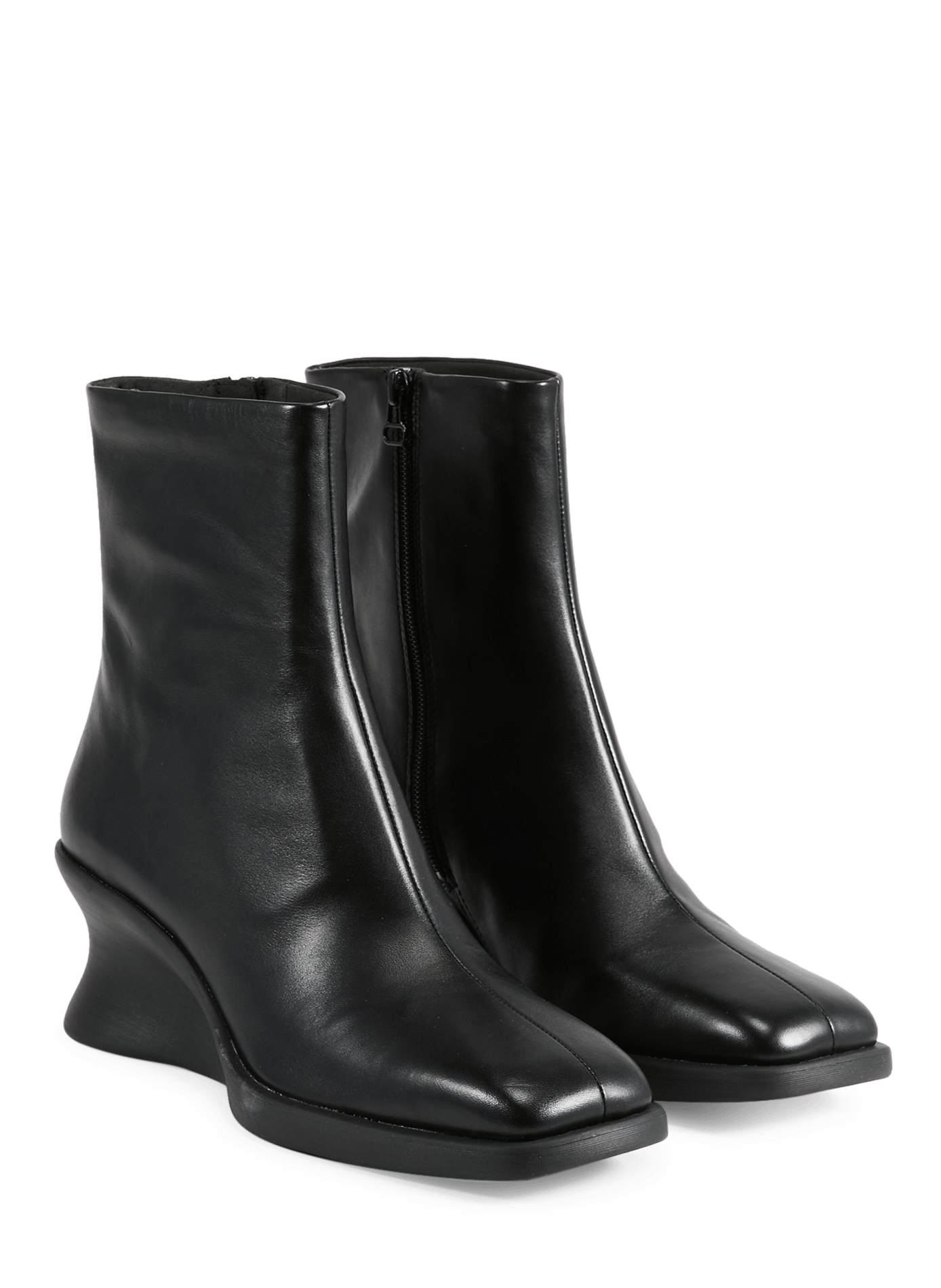 Bottines compensées Louise en cuir CAMPER Noir
