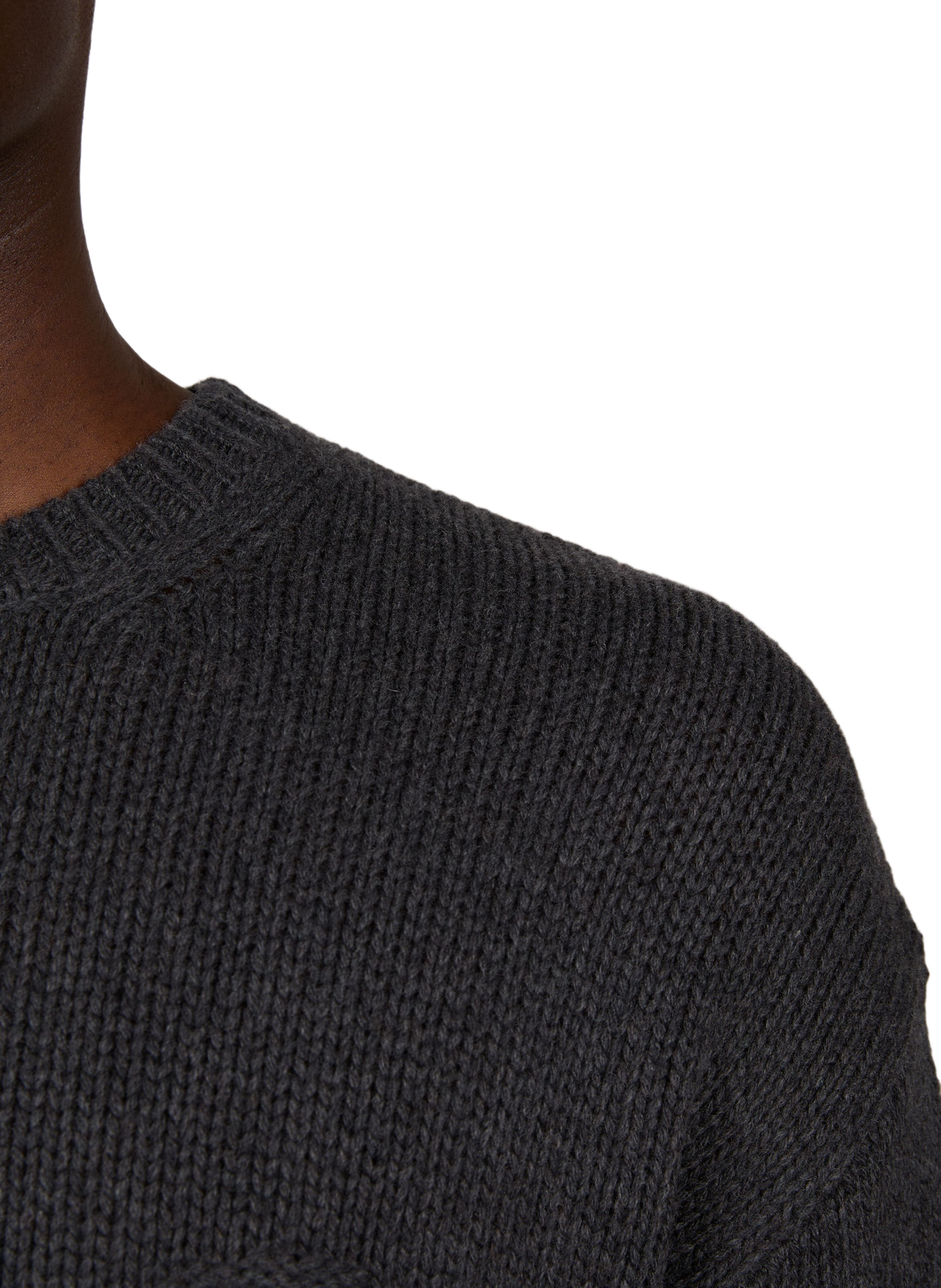 Round neck wool straight sweater A.P.C. Grey