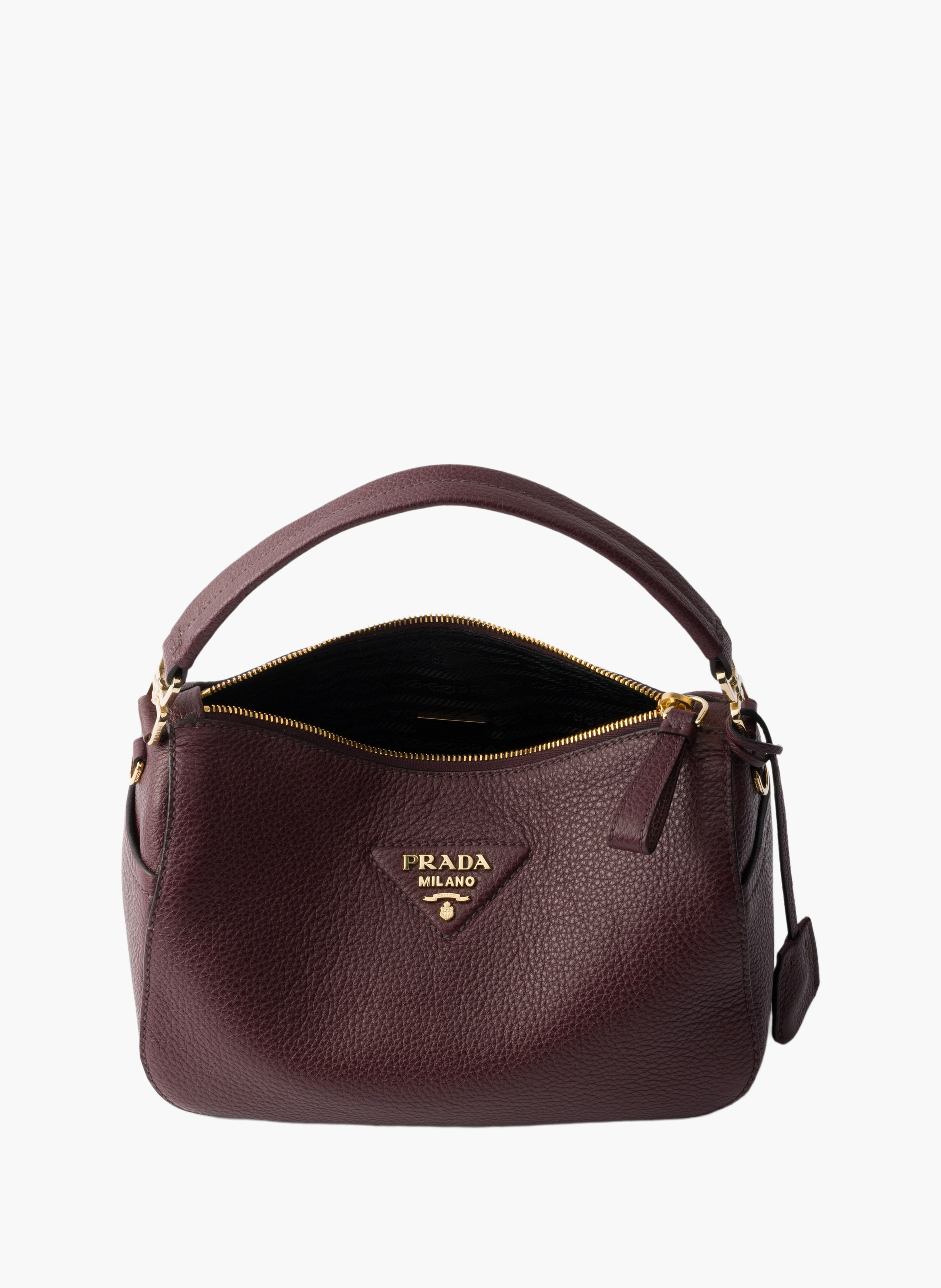 Petit sac en cuir PRADA Rouge