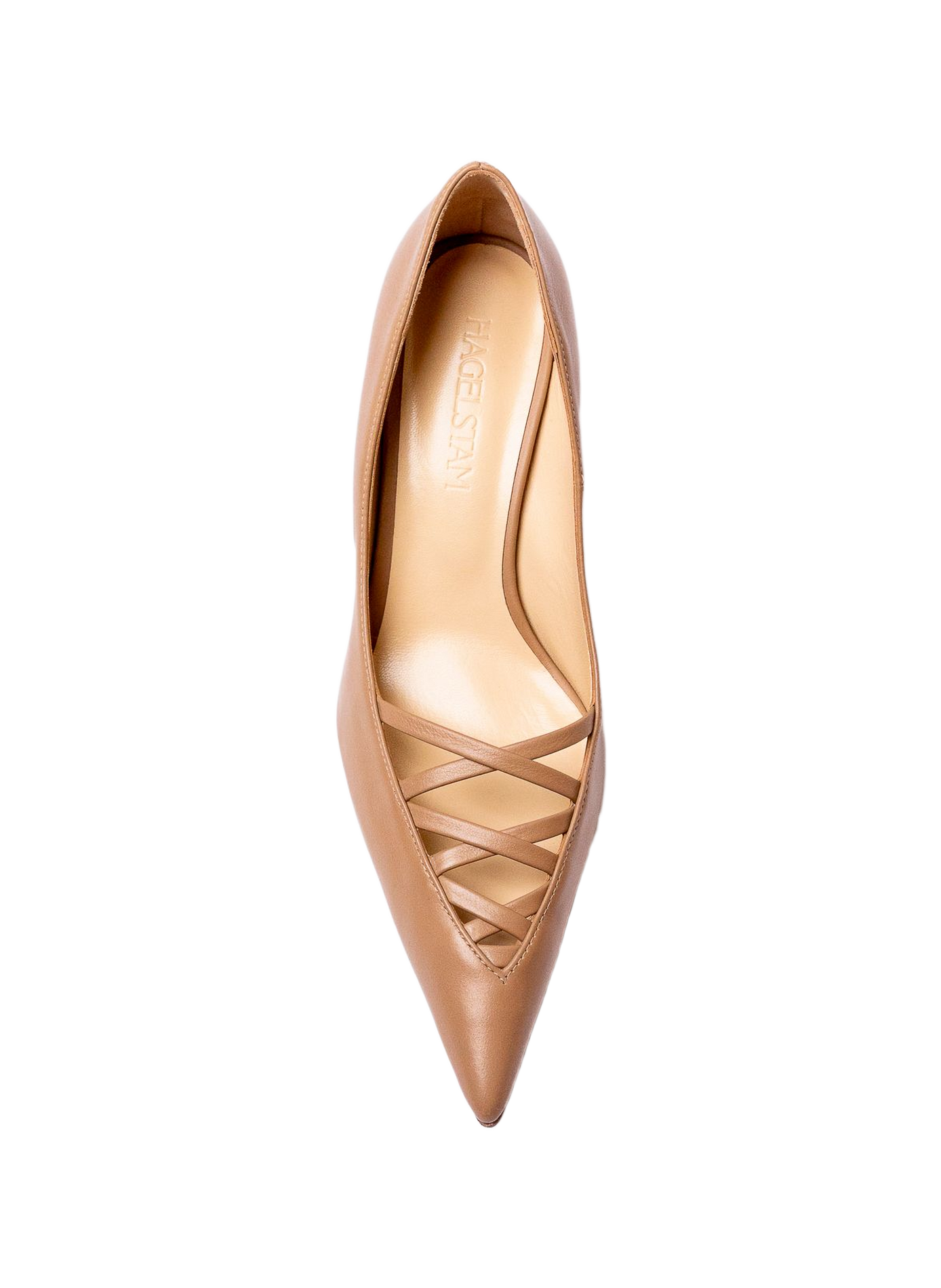 Escarpins Ruby Pump 55 en cuir HAGELSTAM Marron