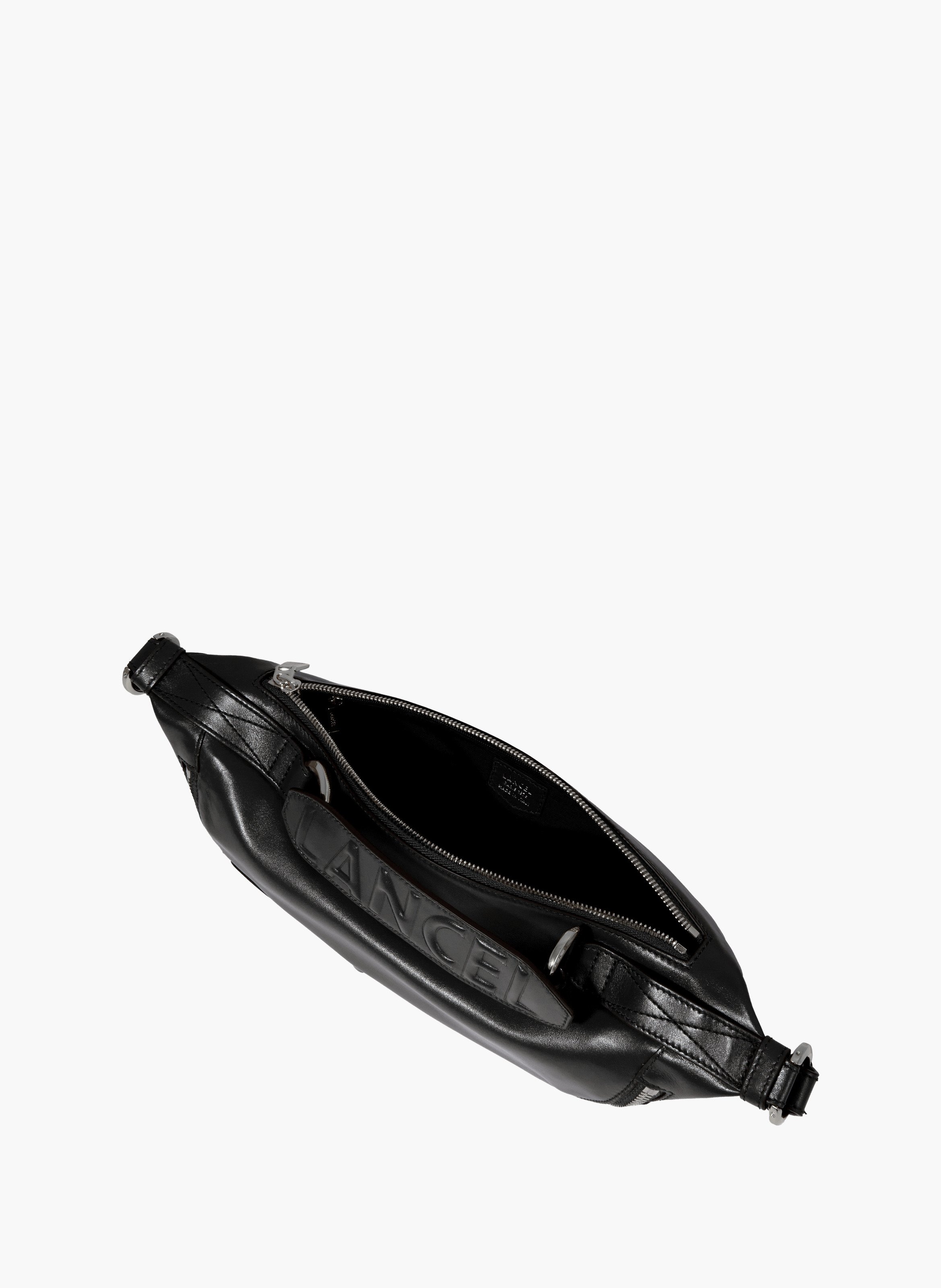 Sac porté croisé s origami de lancel en cuir LANCEL Noir