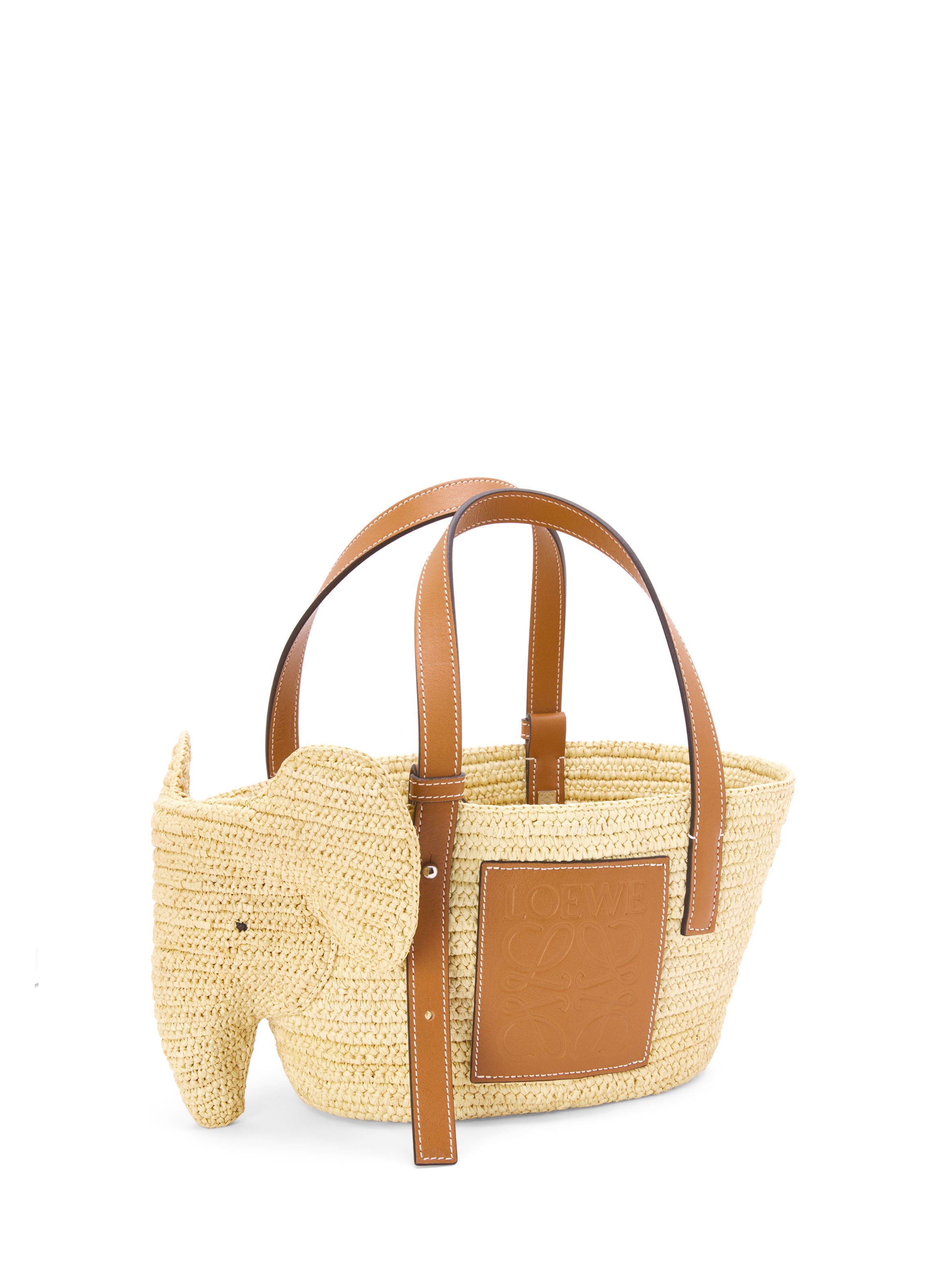 ELEPHANT BASKET SMALL BAG LOEWE Multicolour