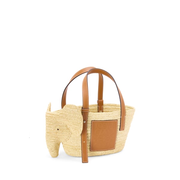 Panier small Elephant en raphia