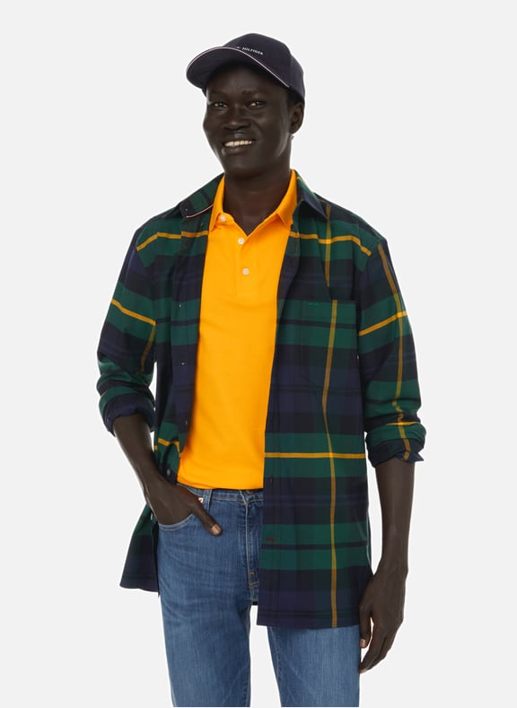 Cotton check shirt Multicolour by TOMMY HILFIGER TOMMY HILFIGER Cotton check shirt Multicolour