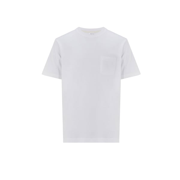 T-shirt col rond en coton recyclé et viscose