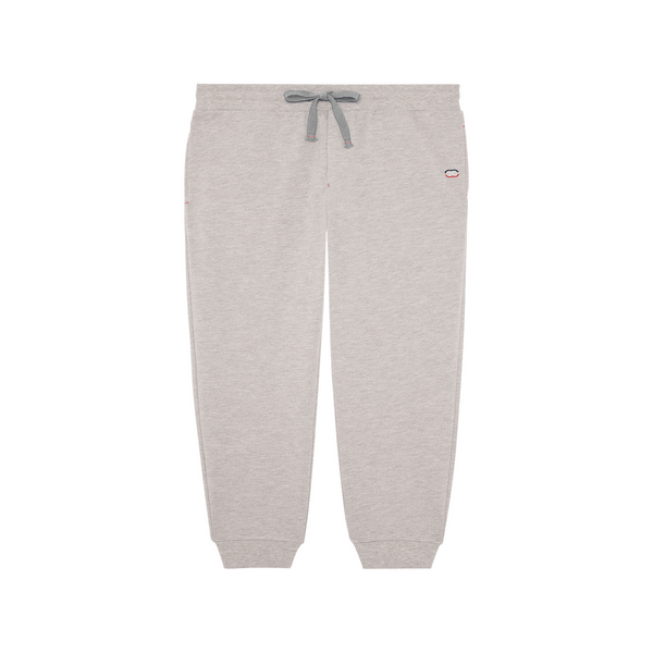 Hom Cotton Joggers In Grey