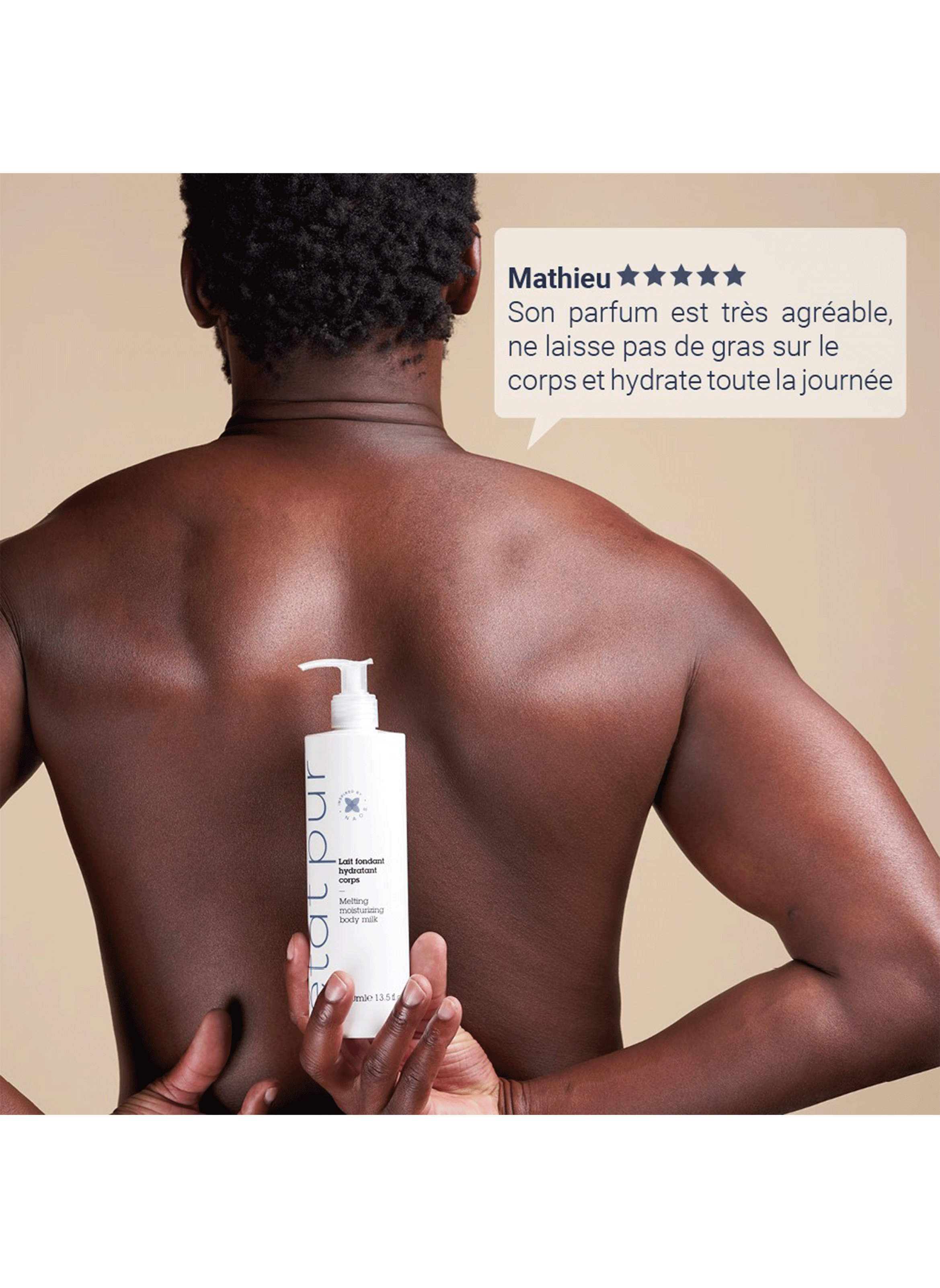 Le lait fondant hydratant corps ETAT PUR No color