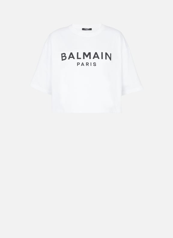 T-shirt imprimé balmain paris Blanc by BALMAIN BALMAIN T-shirt imprimé balmain paris Blanc