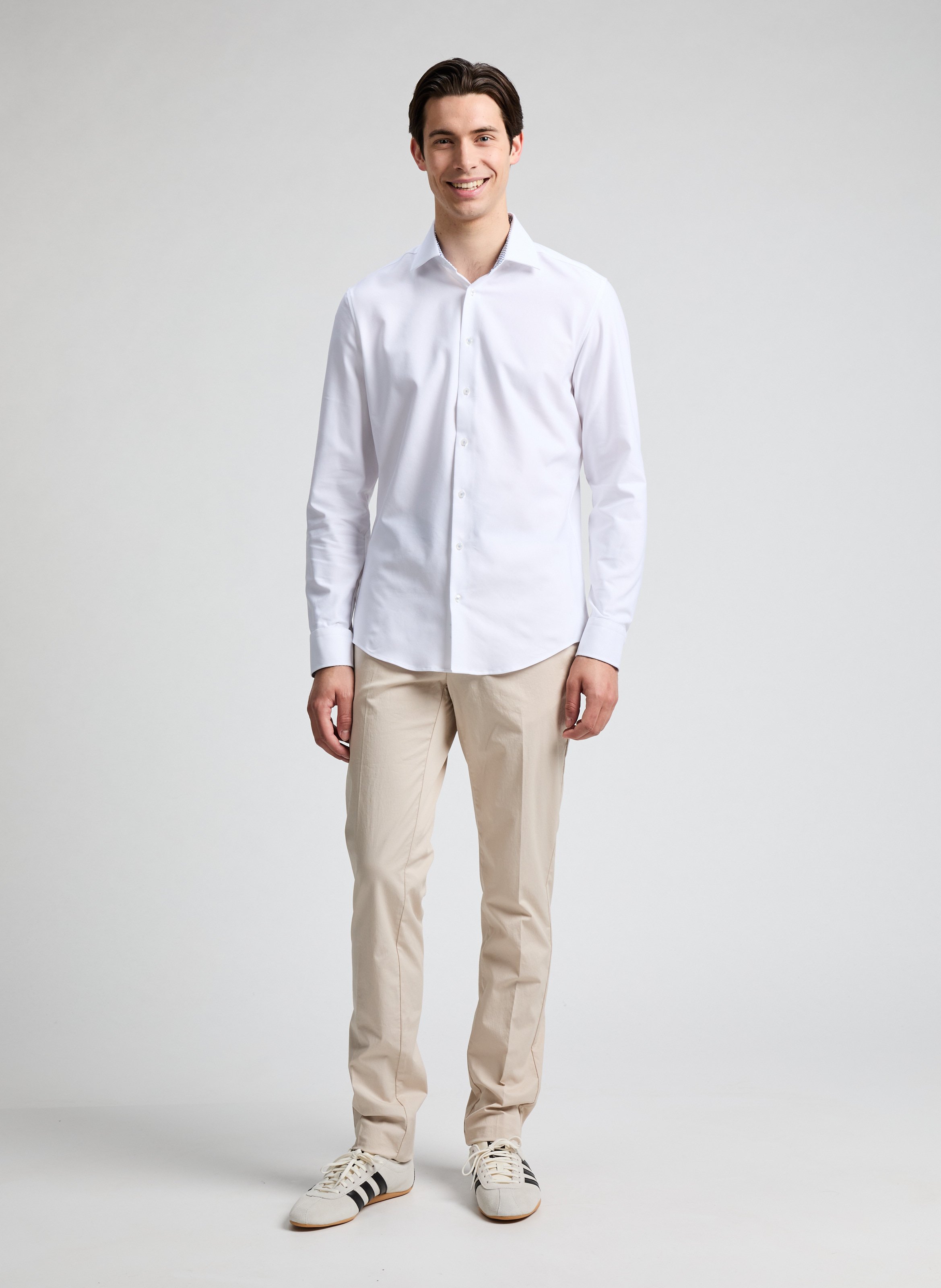 Chemise regular en coton SEIDENSTICKER Blanc