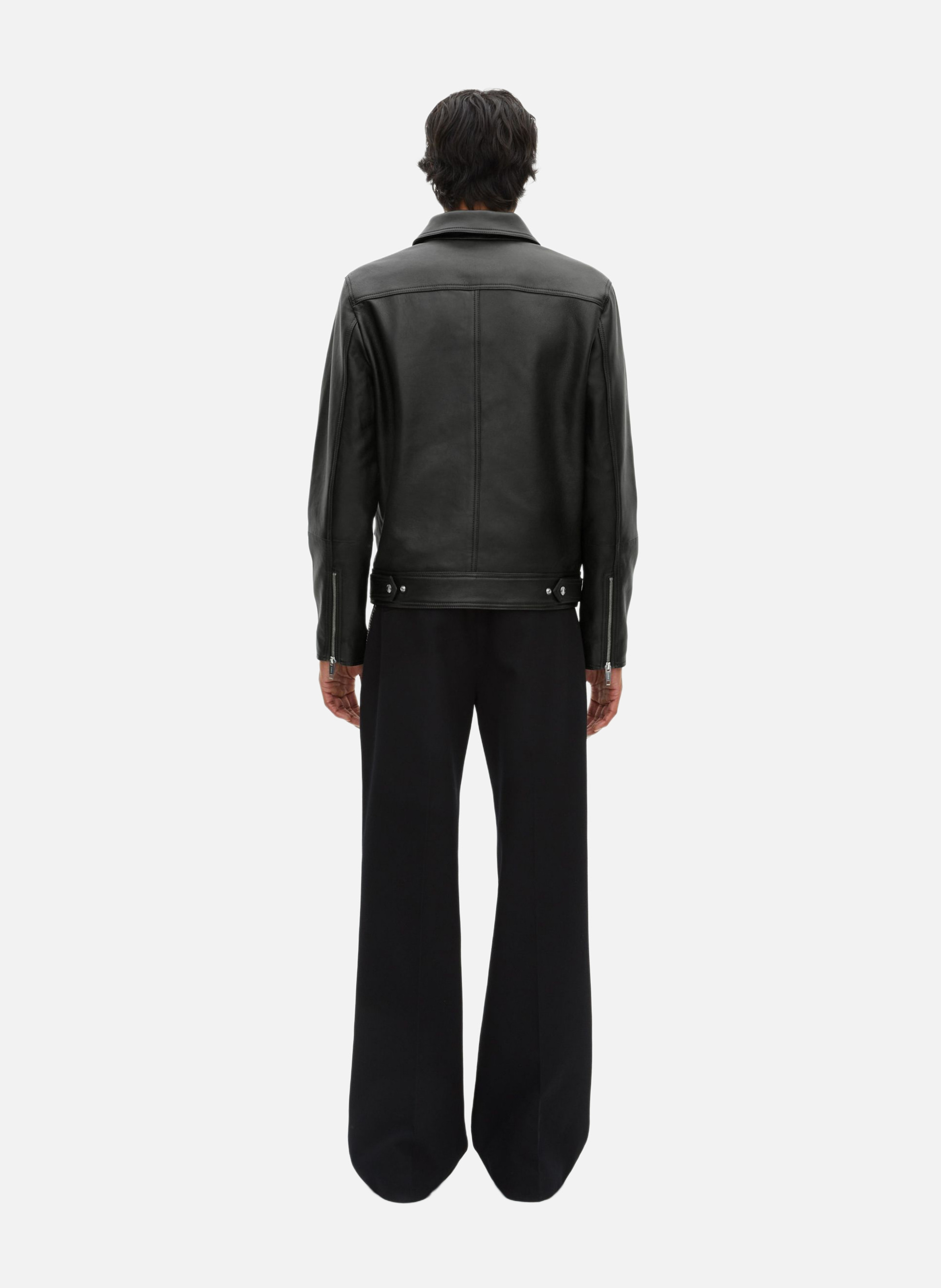Blouson en cuir THE KOOPLES Noir
