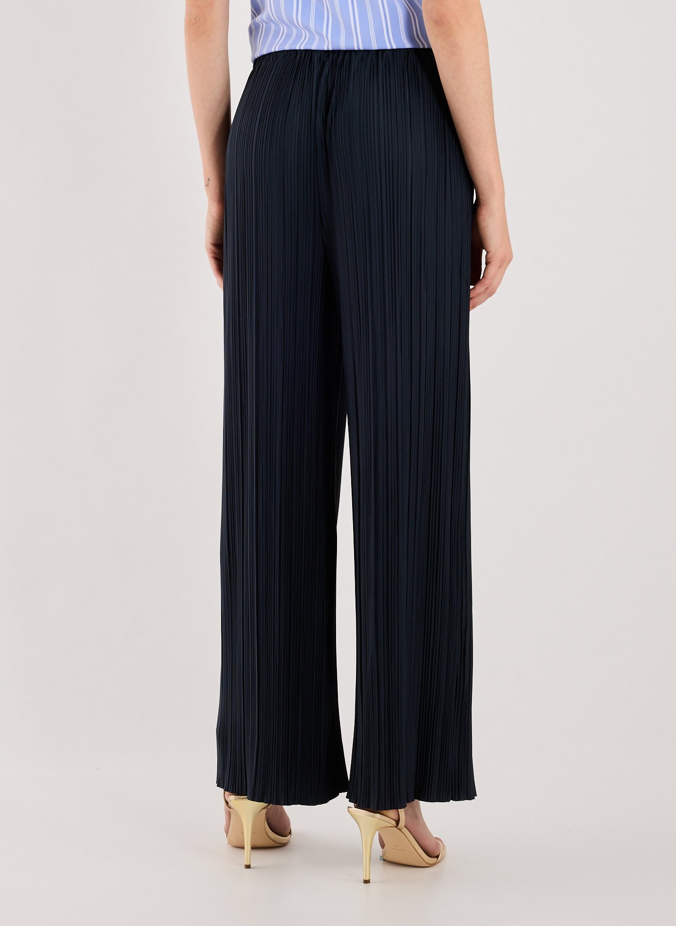 Pantalon fluide plissé Uma SAMSOE SAMSOE Bleu