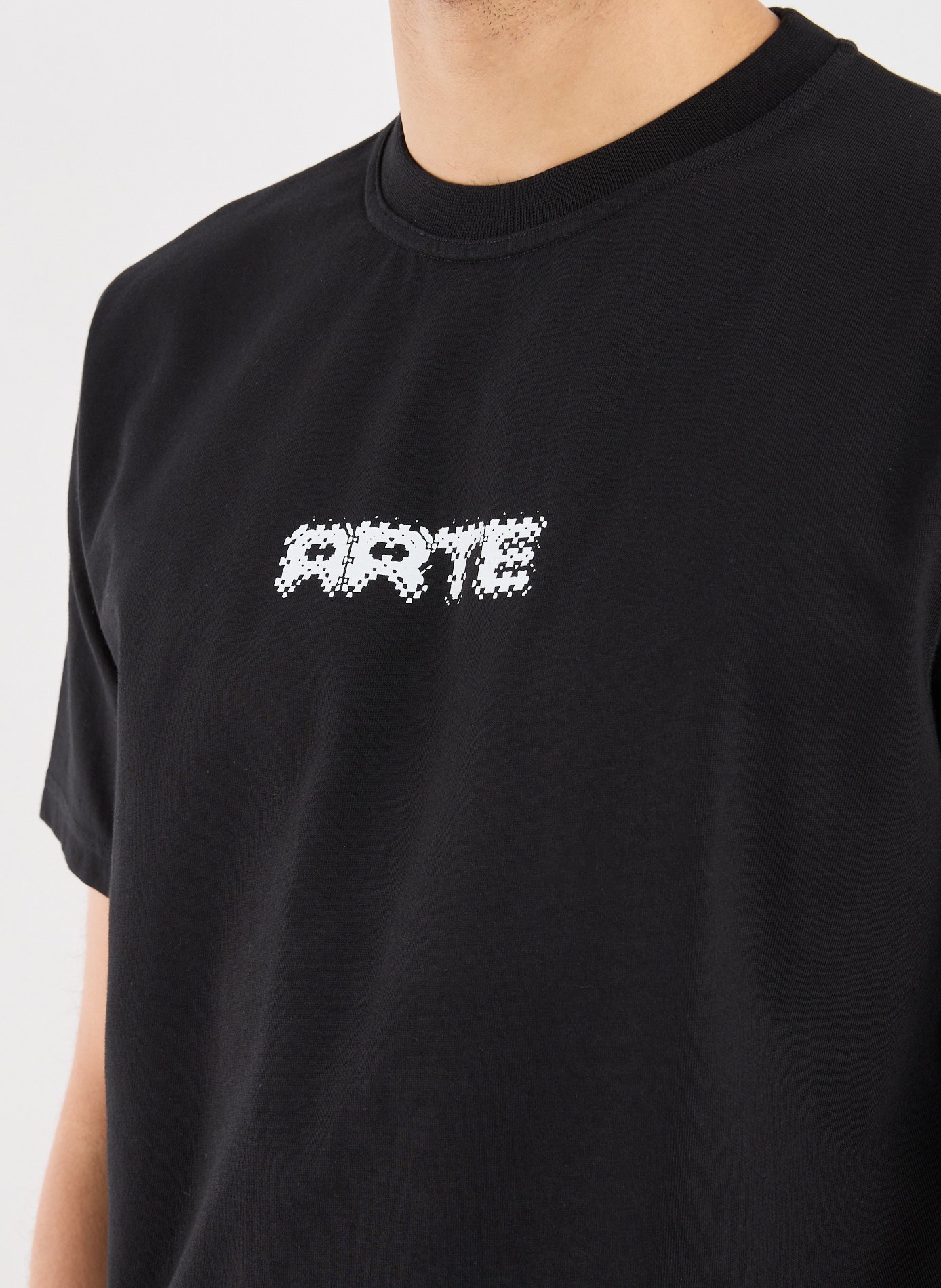 T-shirt col rond en coton ARTE ANTWERP Noir