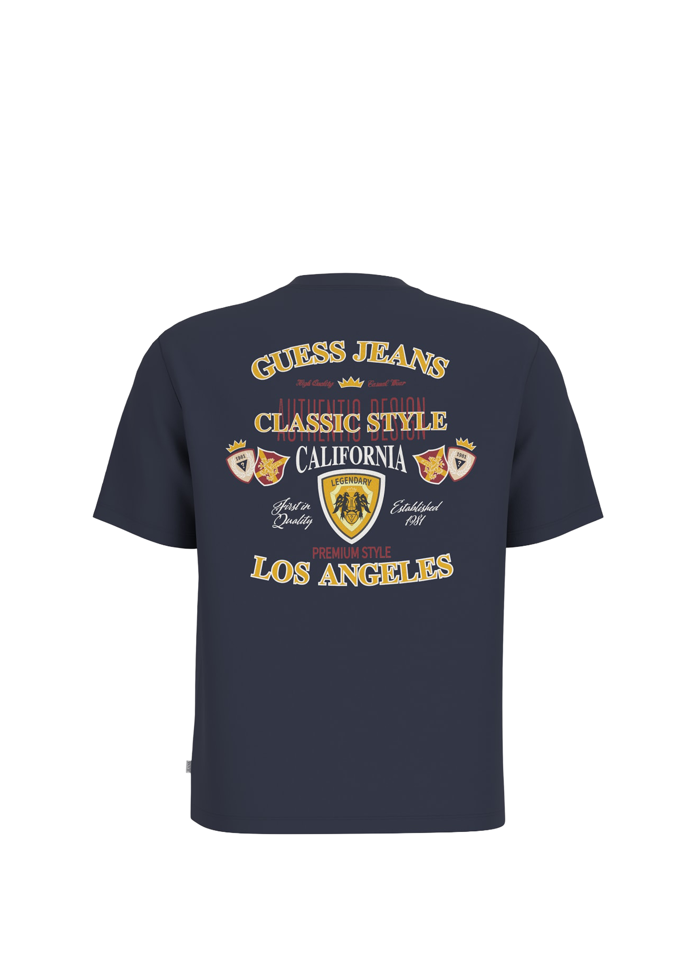 Classic Cotton T-Shirt GUESS Blue