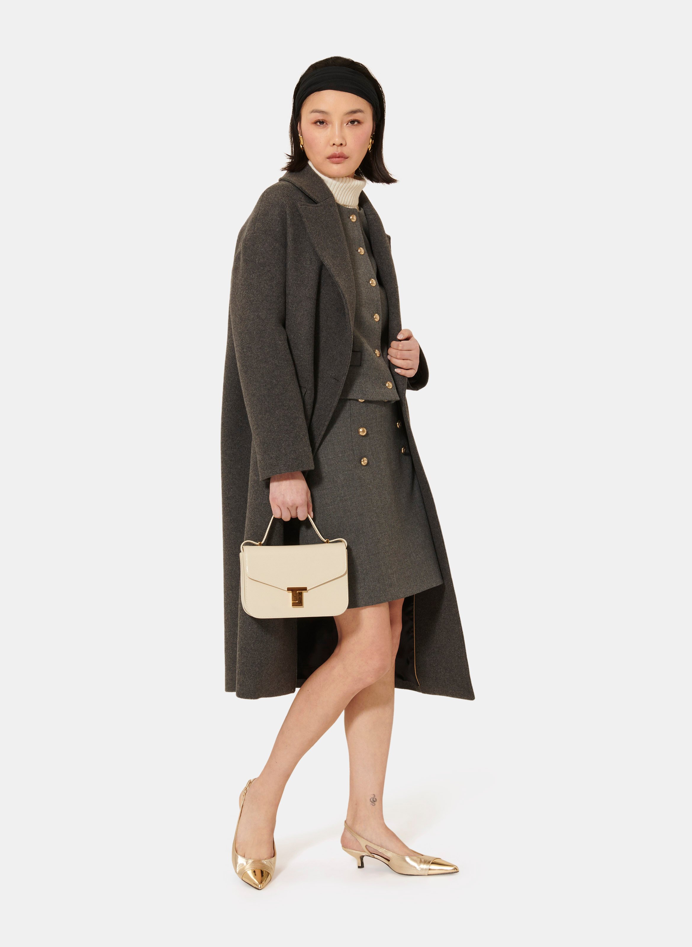 Manteau milo TARA JARMON Gris