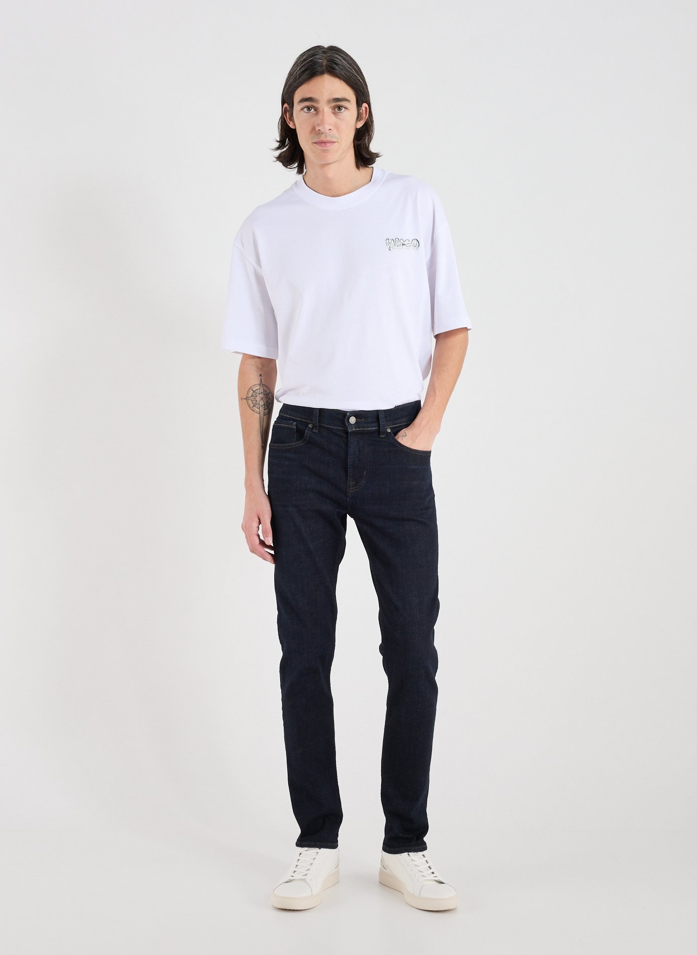 Slimmy tapered jeans 7 FOR ALL MANKIND Blue