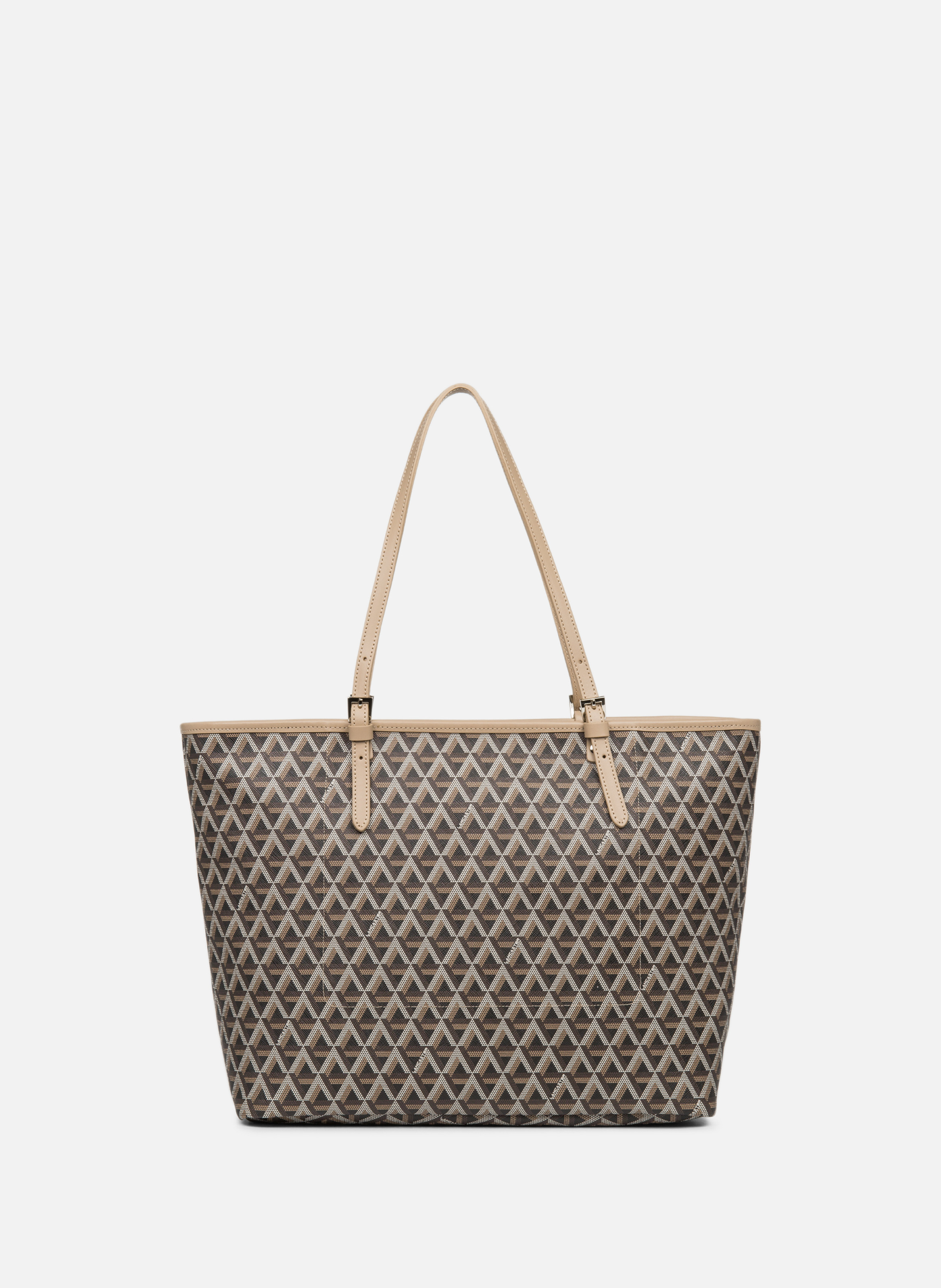 Grand sac cabas épaule - ikon LANCASTER Marron