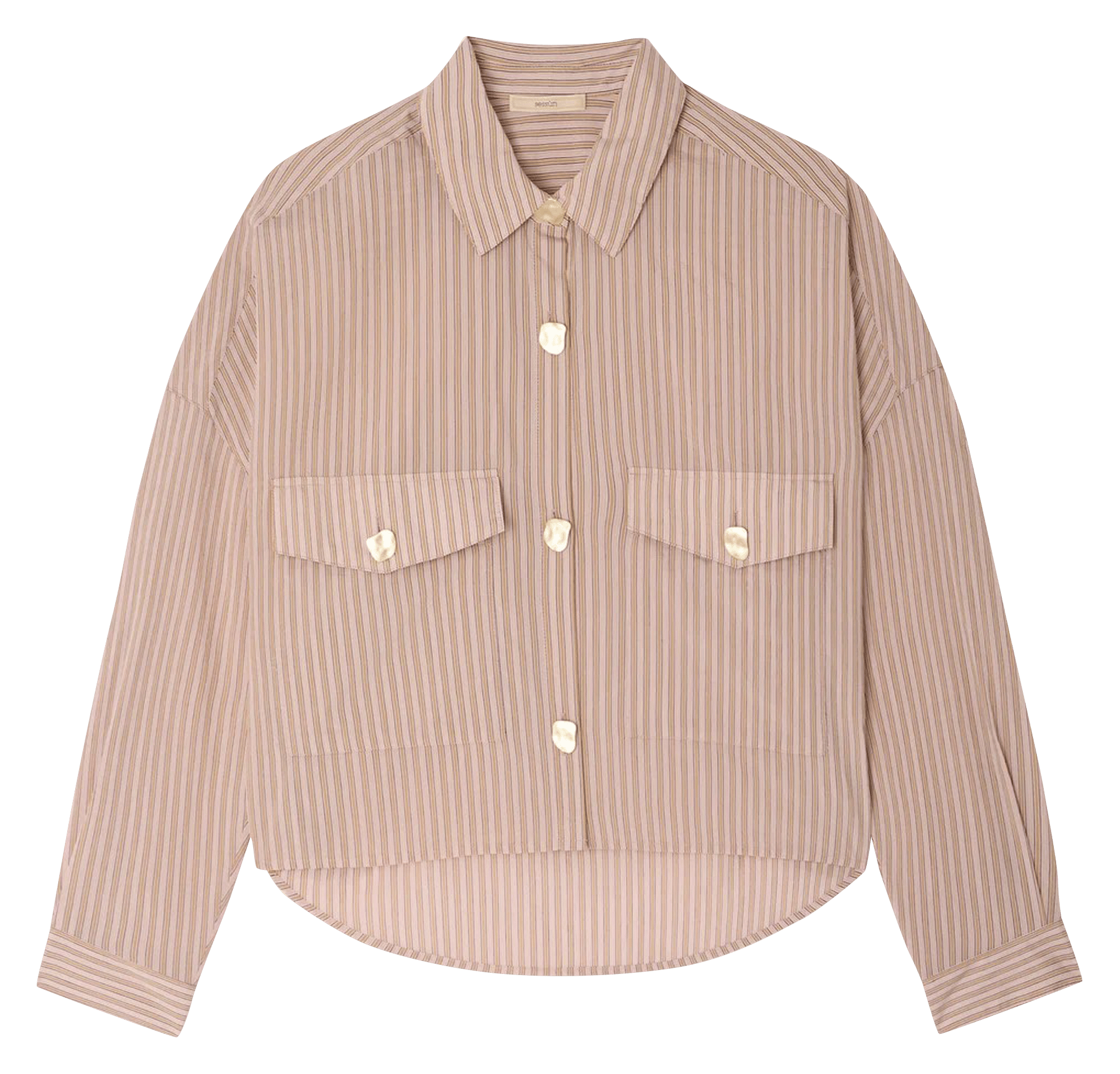 Chemise col classique en coton balanca SESSUN Multicolore