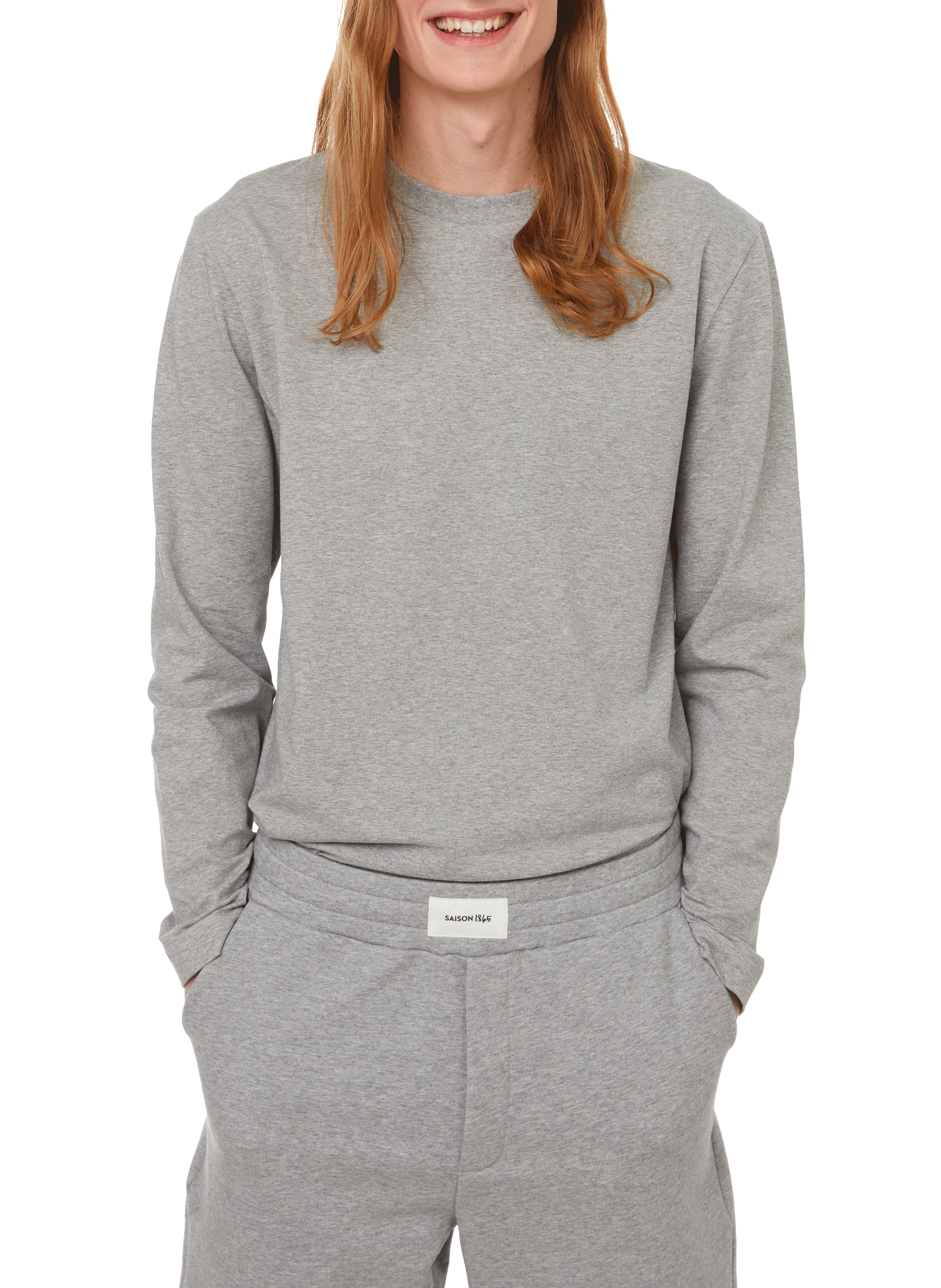 Long-sleeved T-shirt SAISON 1865 Grey
