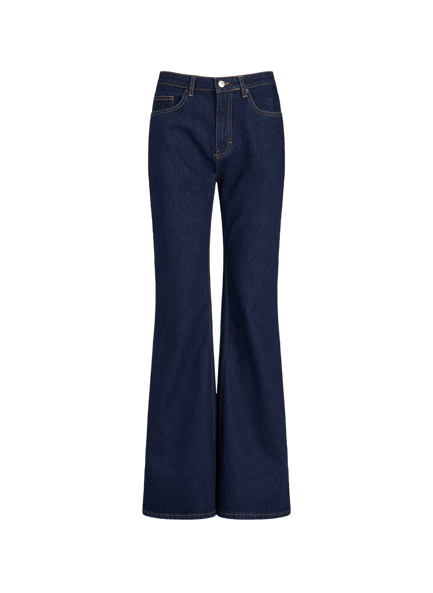 Flare jeans Tsmarie in blended cotton TOPSHOP Blue