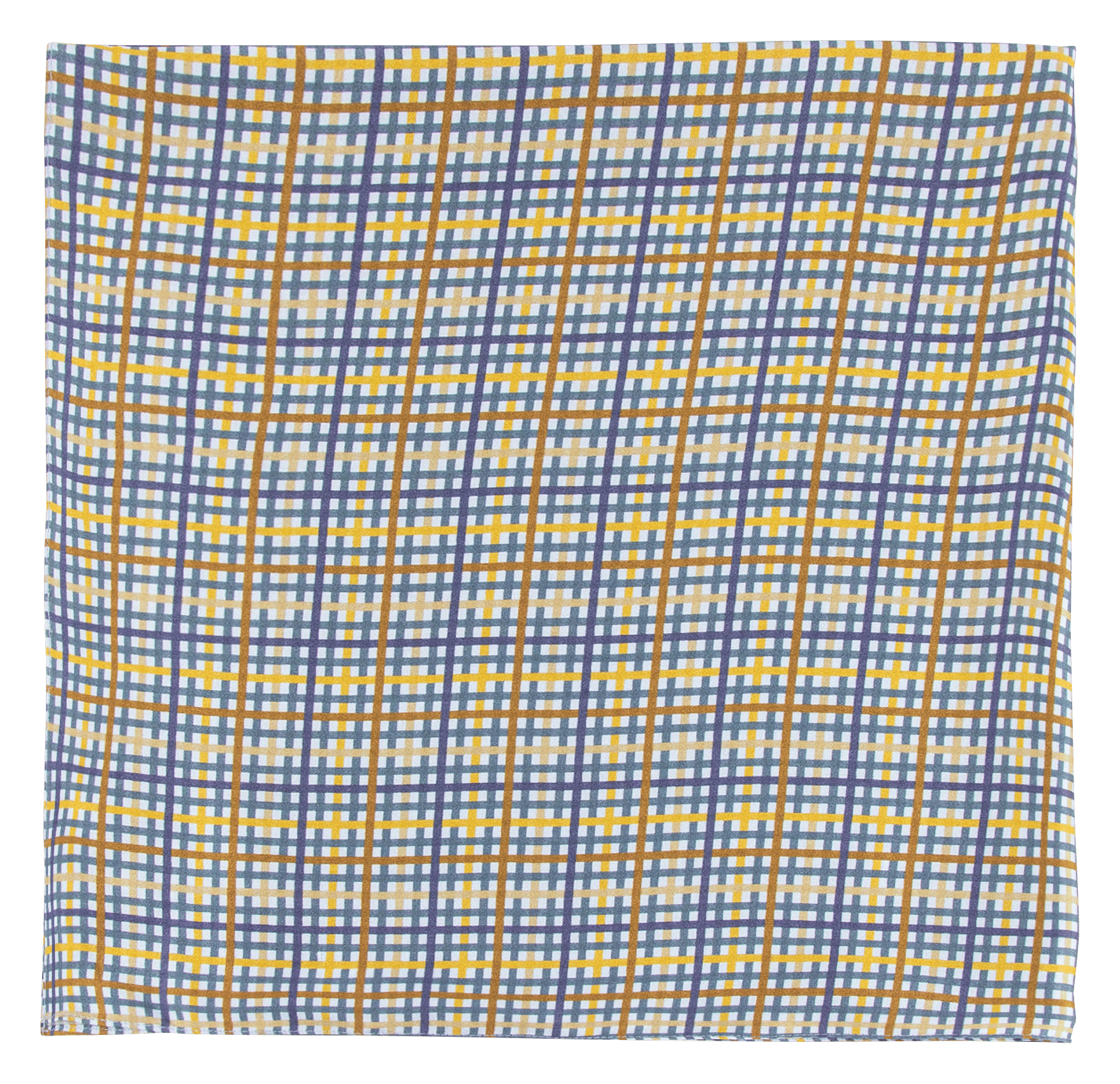 Foulard carré à imprimé exclusif en crêpe scarvi SESSUN Multicolore