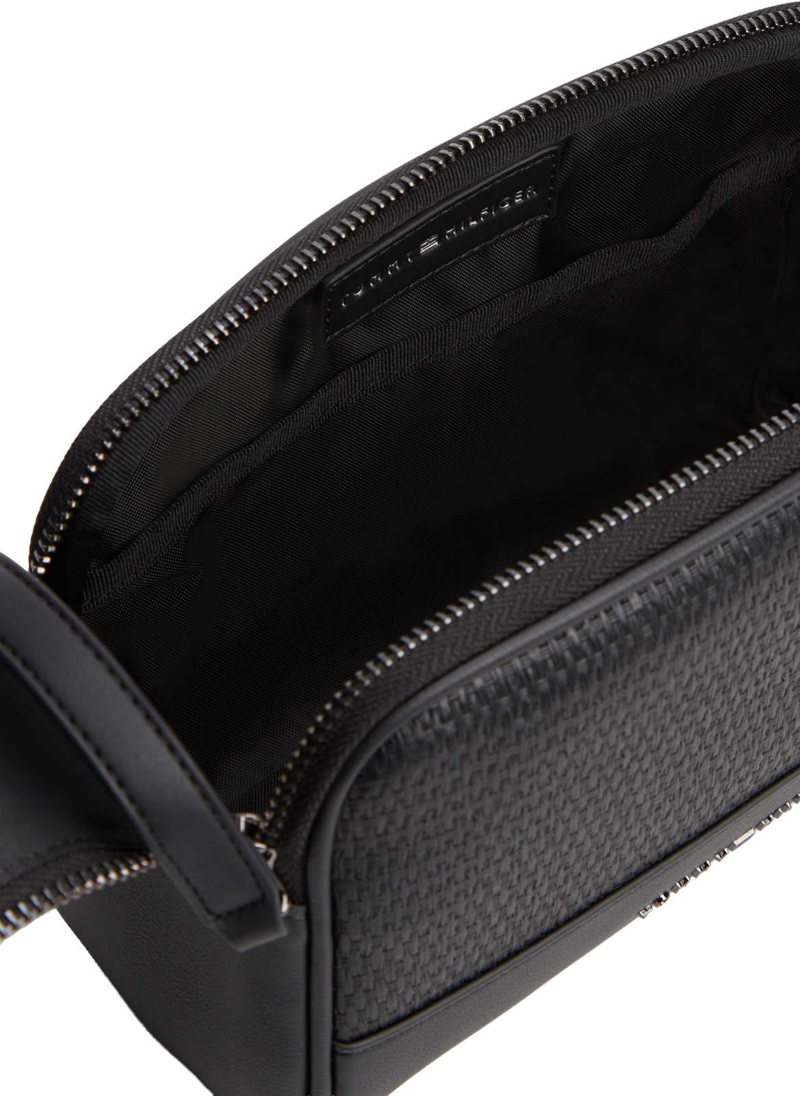 Toiletry bag with logo TOMMY HILFIGER Black
