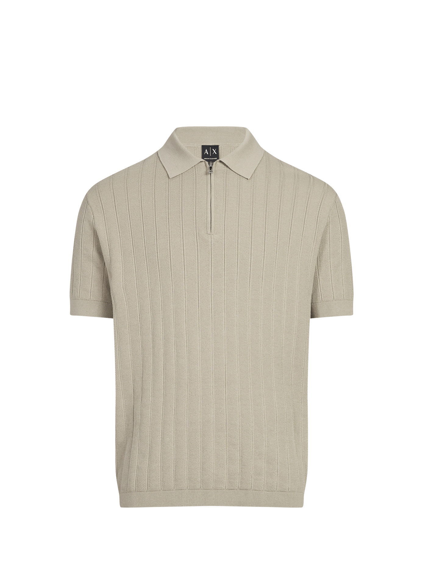 Polo a maniche corte in cotone ARMANI EXCHANGE Marrone