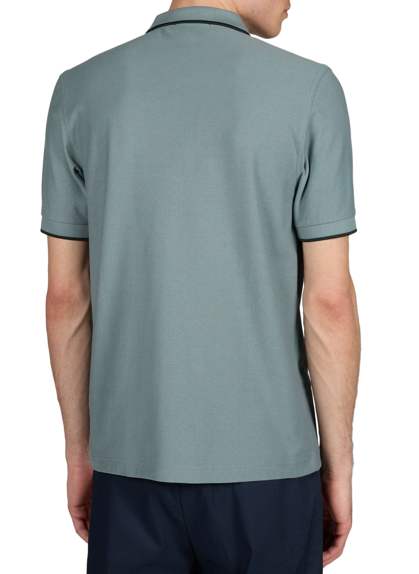 Polo a maniche corte in piqué di crepe FRED PERRY Blu