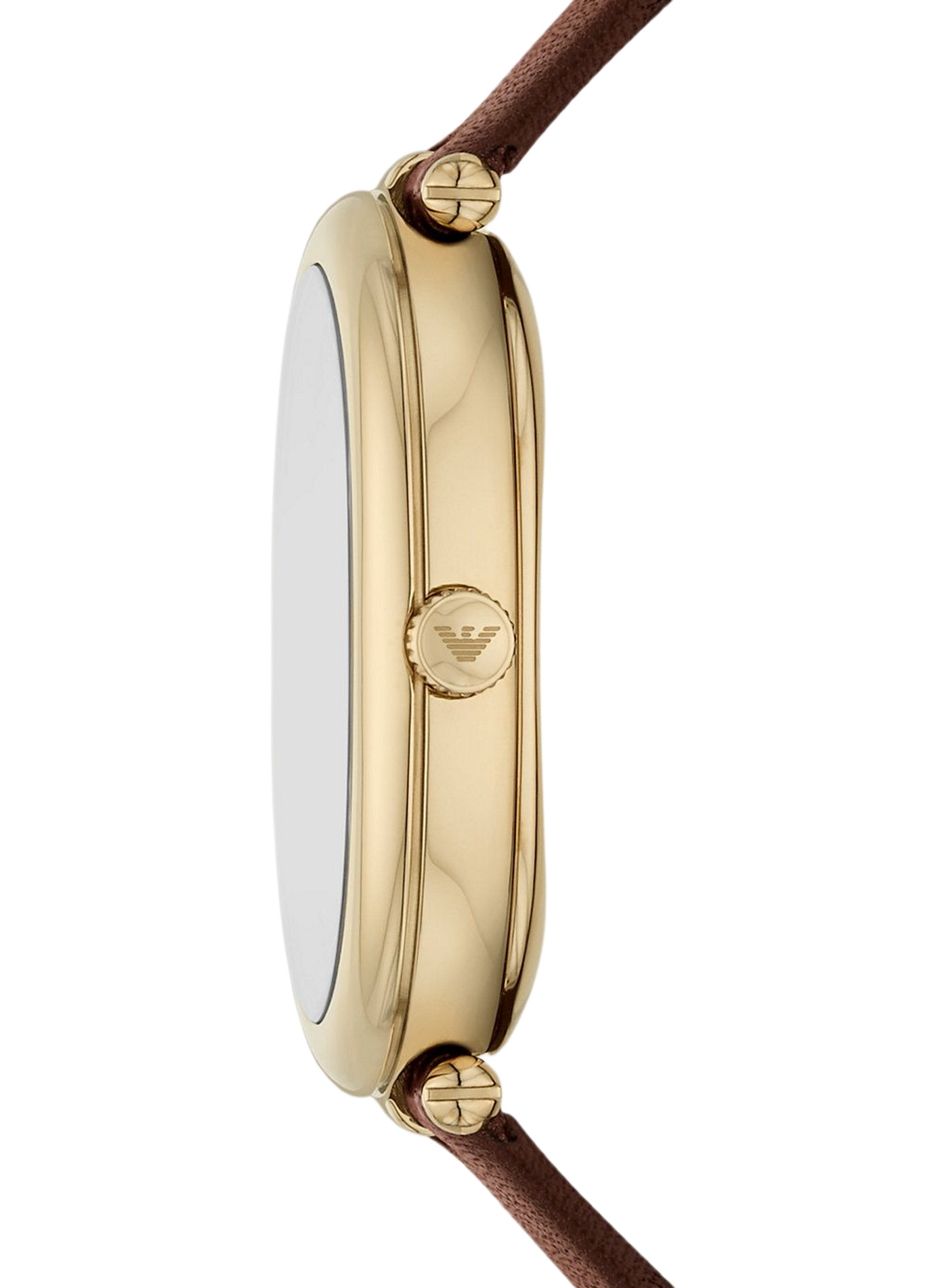 Montre quartz en cuir ARMANI MONTRES Gris