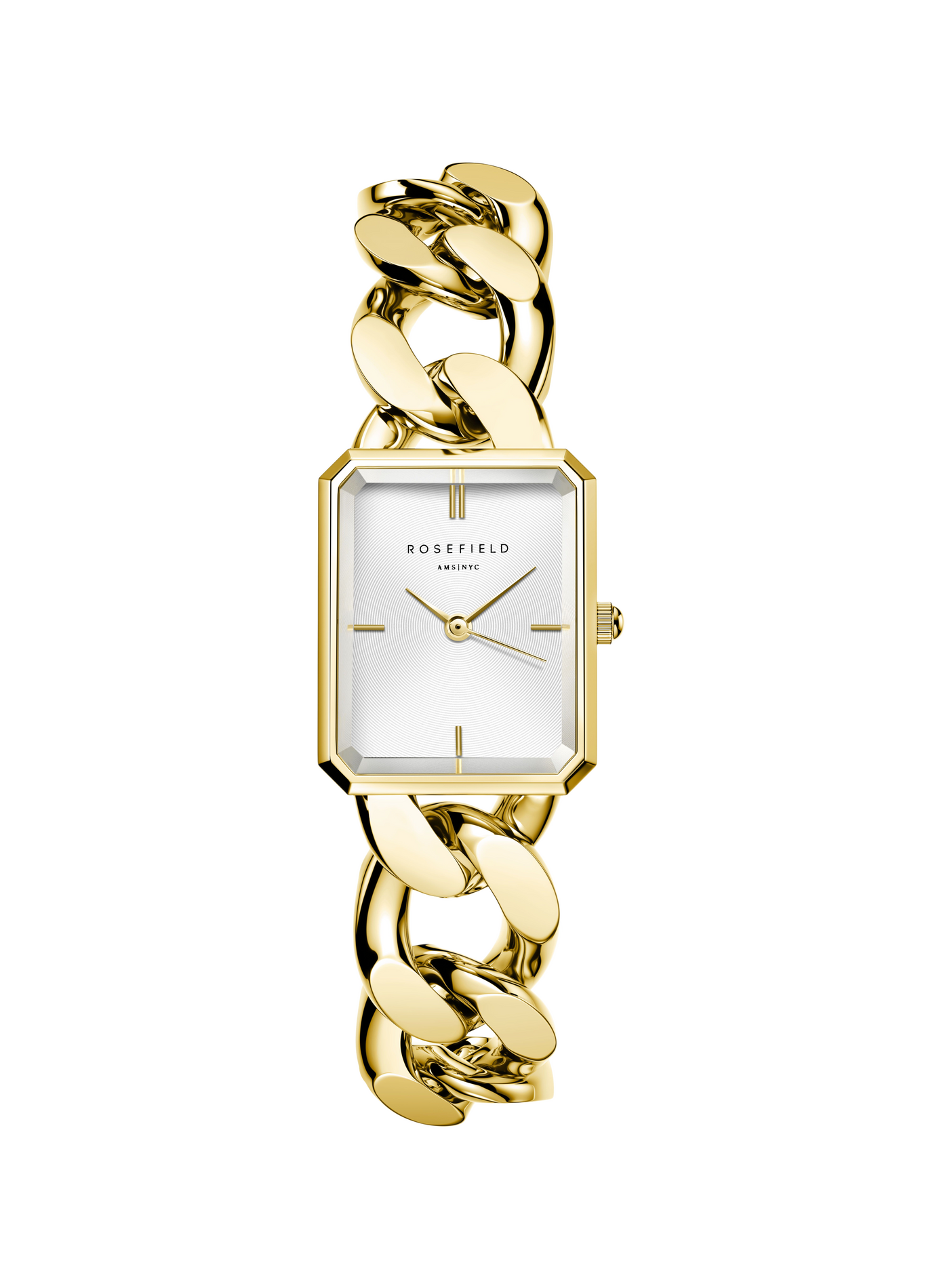 Montre Octagon XS Studio en acier inoxydable ROSEFIELD Blanc