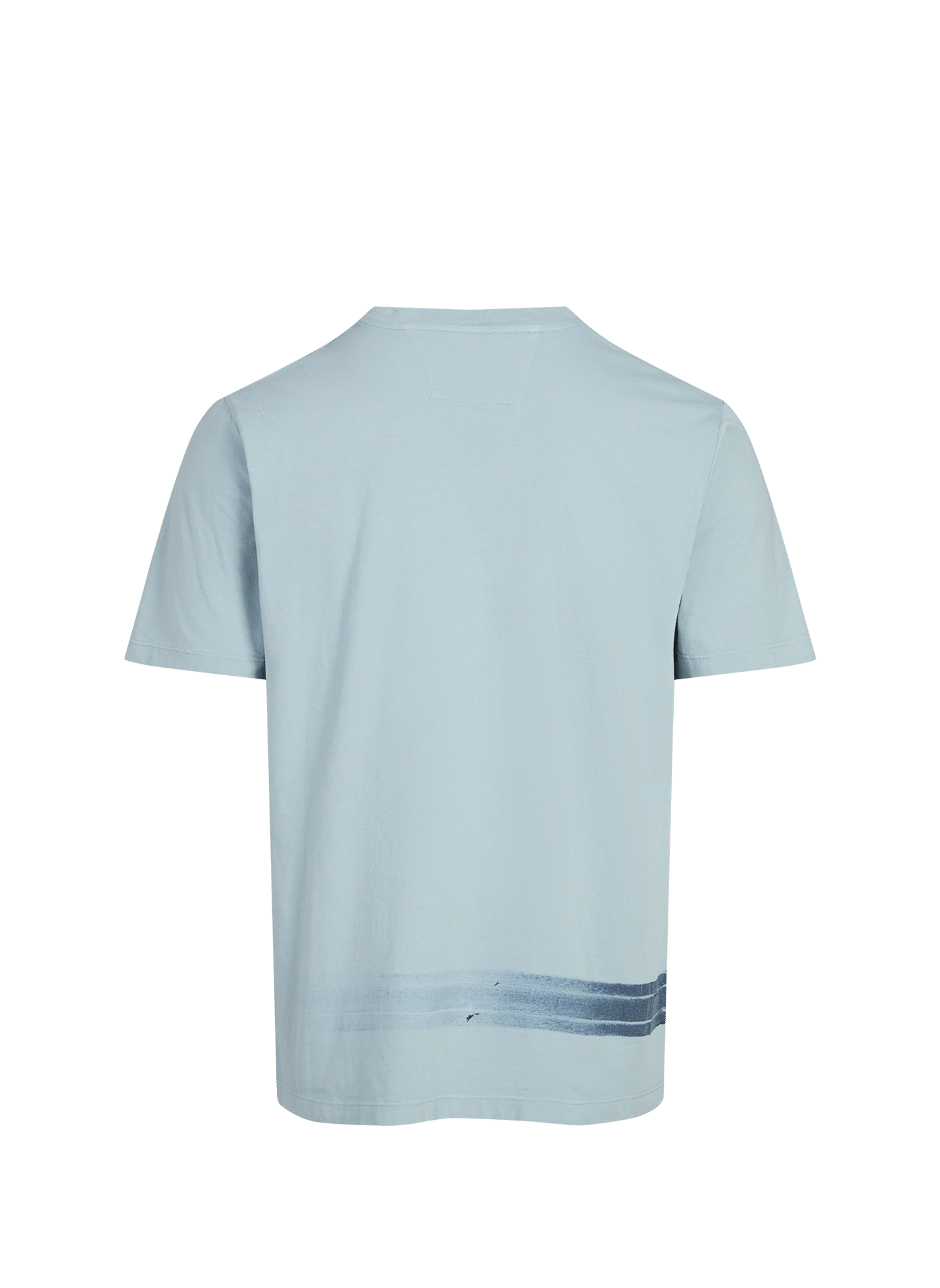 T-shirt imprimé en coton CP COMPANY Bleu