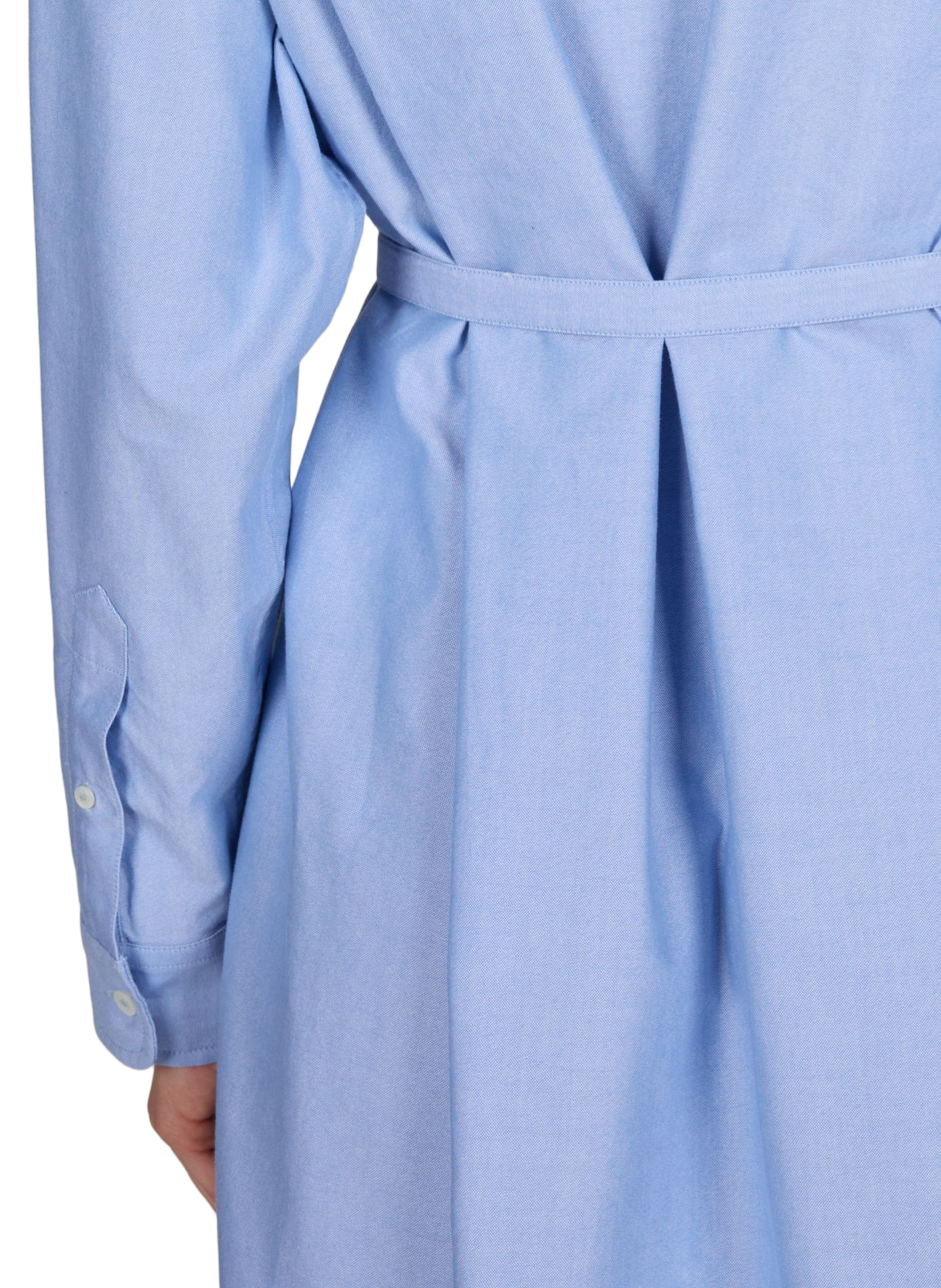 Short belted shirt dress in cotton A.P.C. Blue