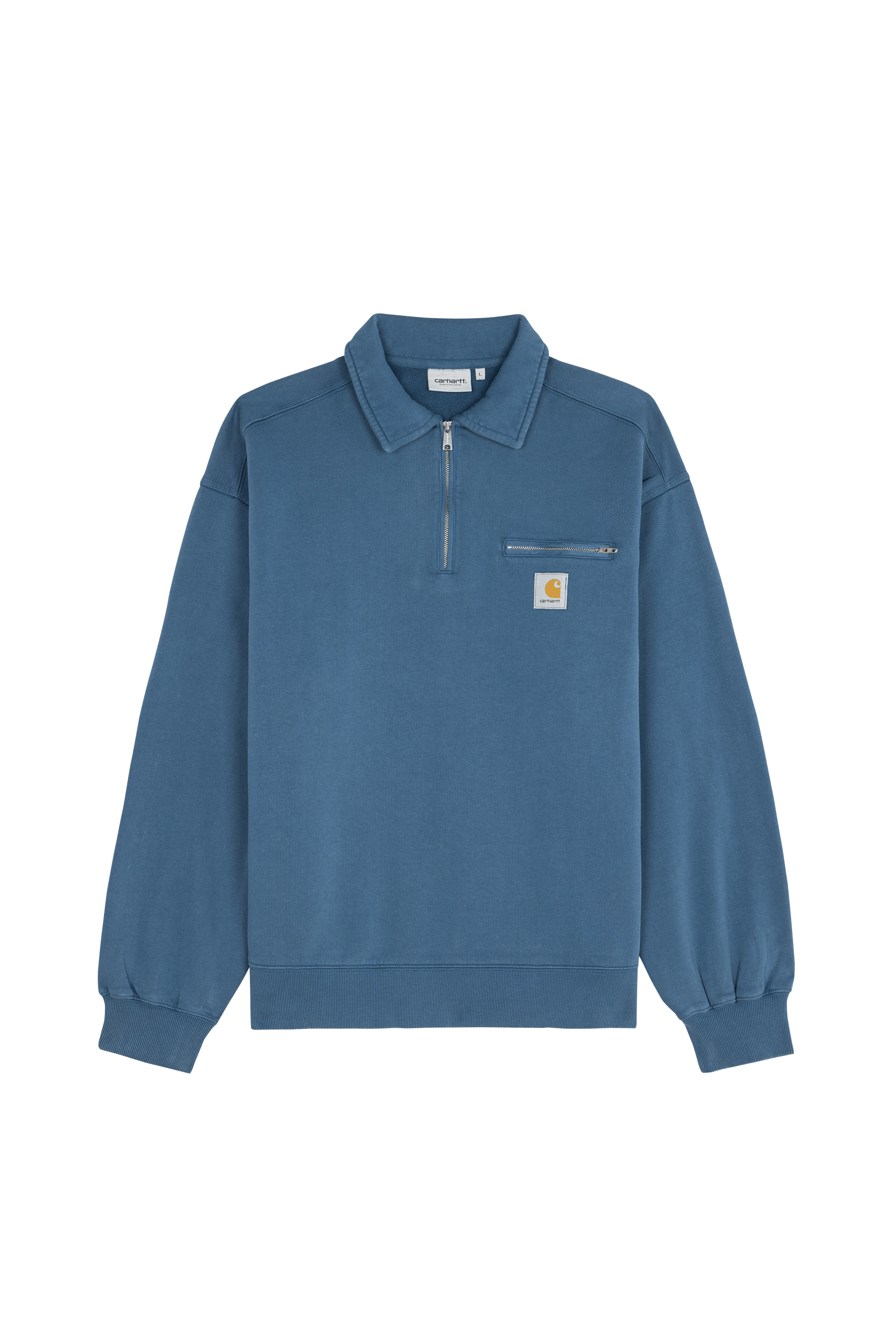 Sweat zippé half zip detroit sweat CARHARTT WIP Bleu