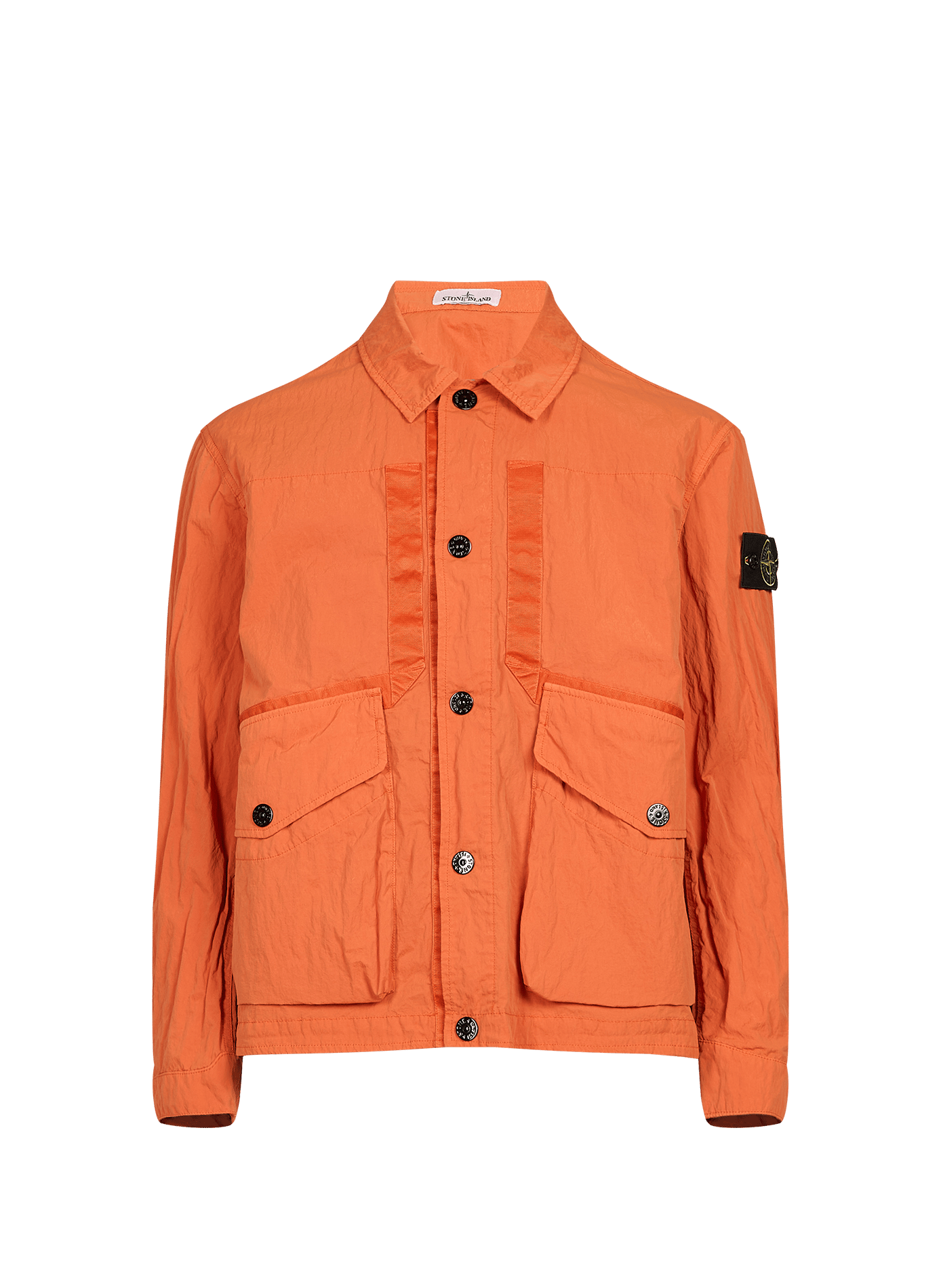 Leichte Jacke mit klassischem Kragen STONE ISLAND Orange