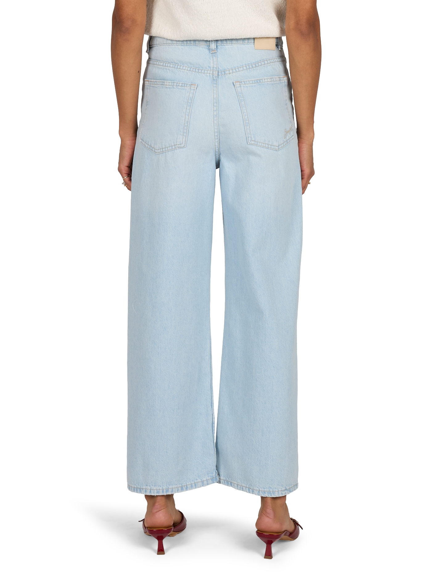 Marlene shortened cotton jeans BOSS Blue