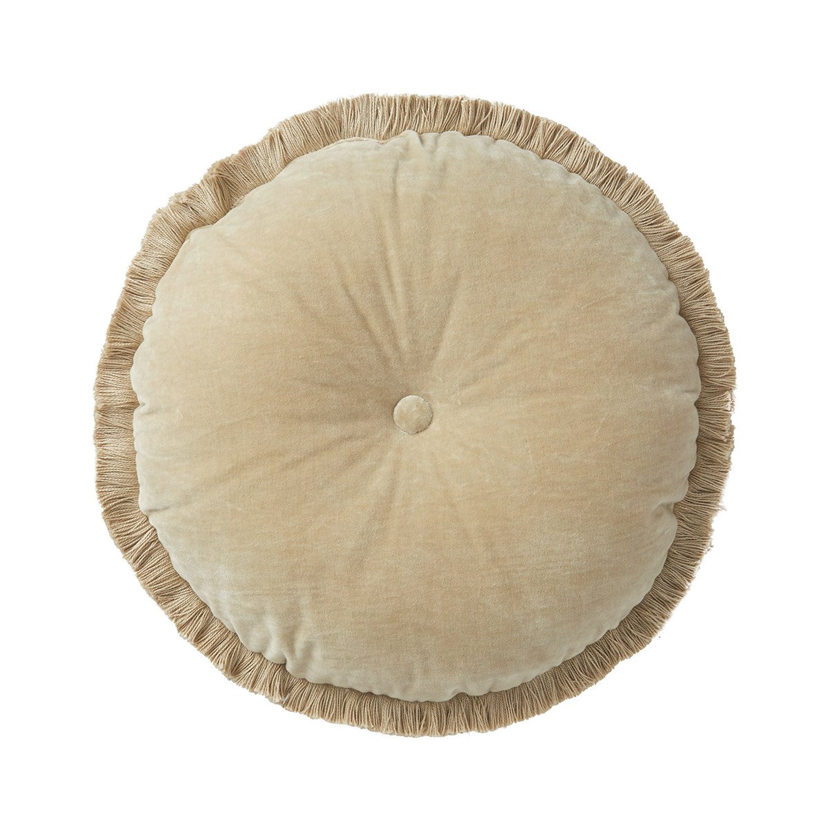 Coussin en velours, romulus DESFORGES Gris