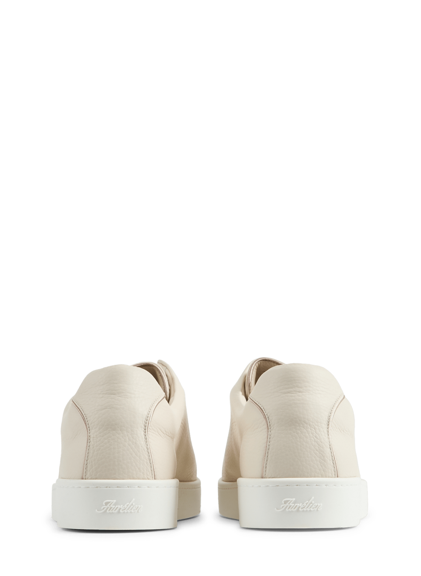 Zapatillas de cuero AURELIEN Beige
