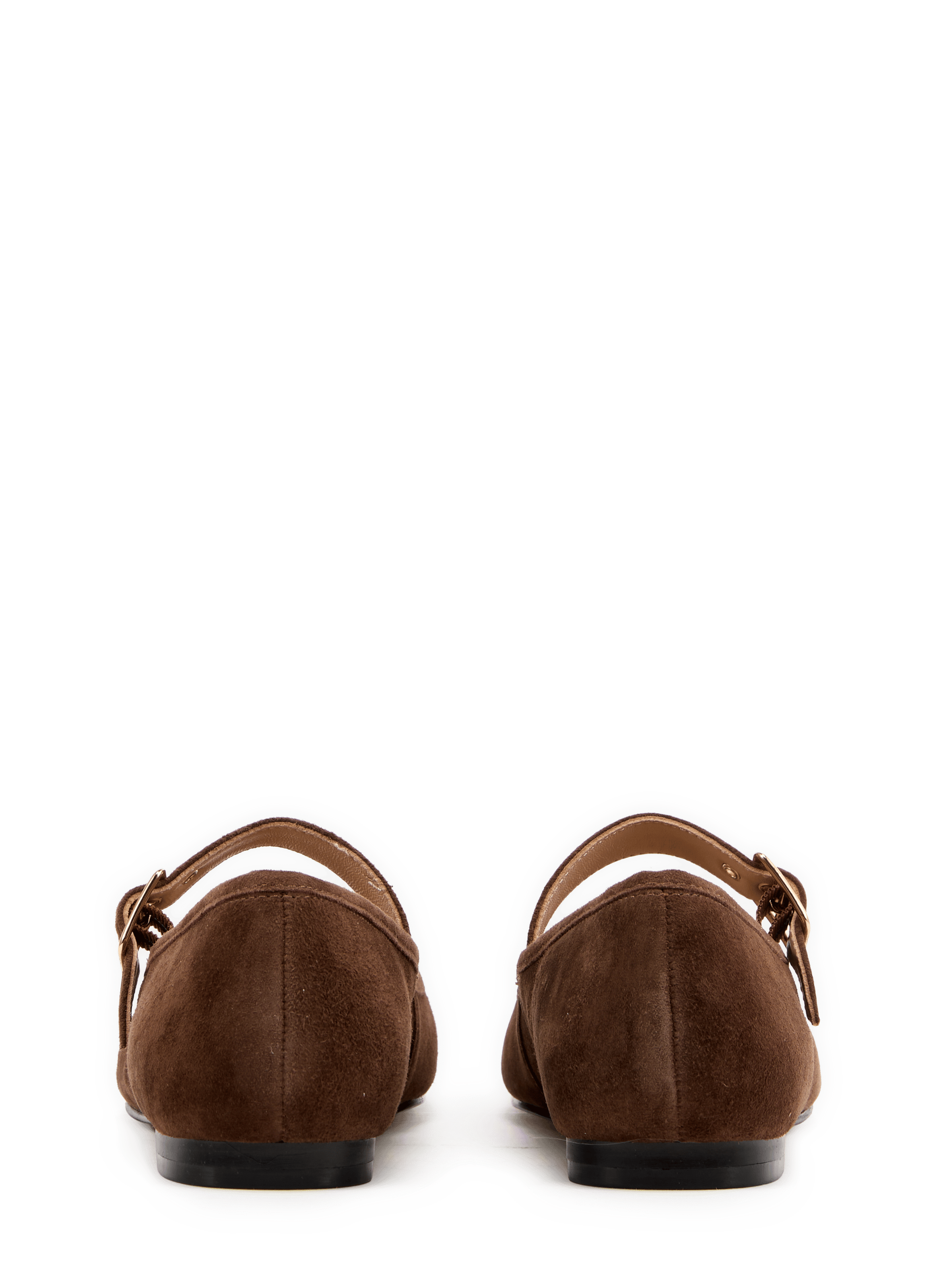 Ballerinas AZLEA WOMAN mit Ziegenlederschleife. GEOX Braun