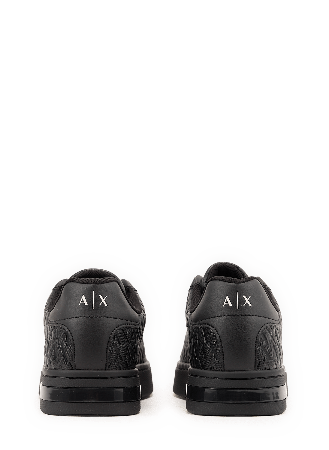 London Sneakers mit Saffiano-Effekt ARMANI EXCHANGE Schwarz