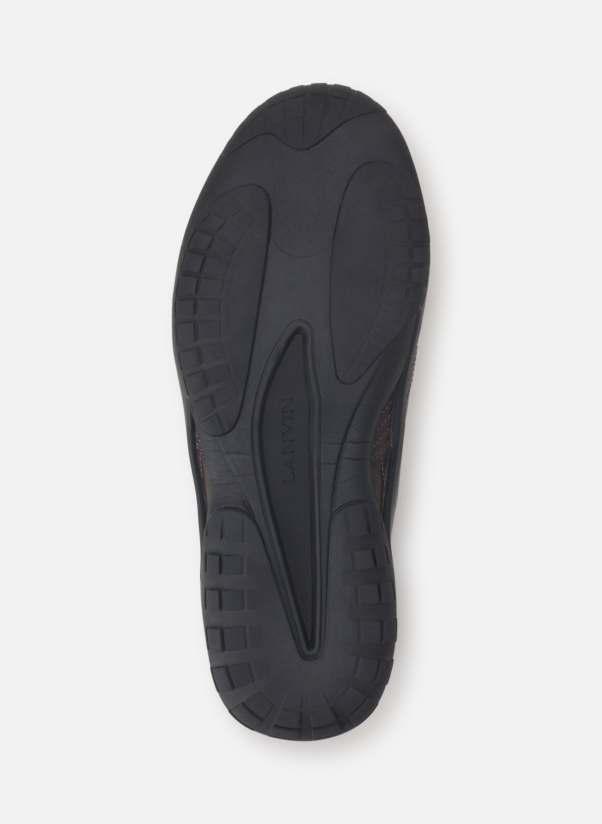 Sneakers lnv2 en cuir LANVIN Marron