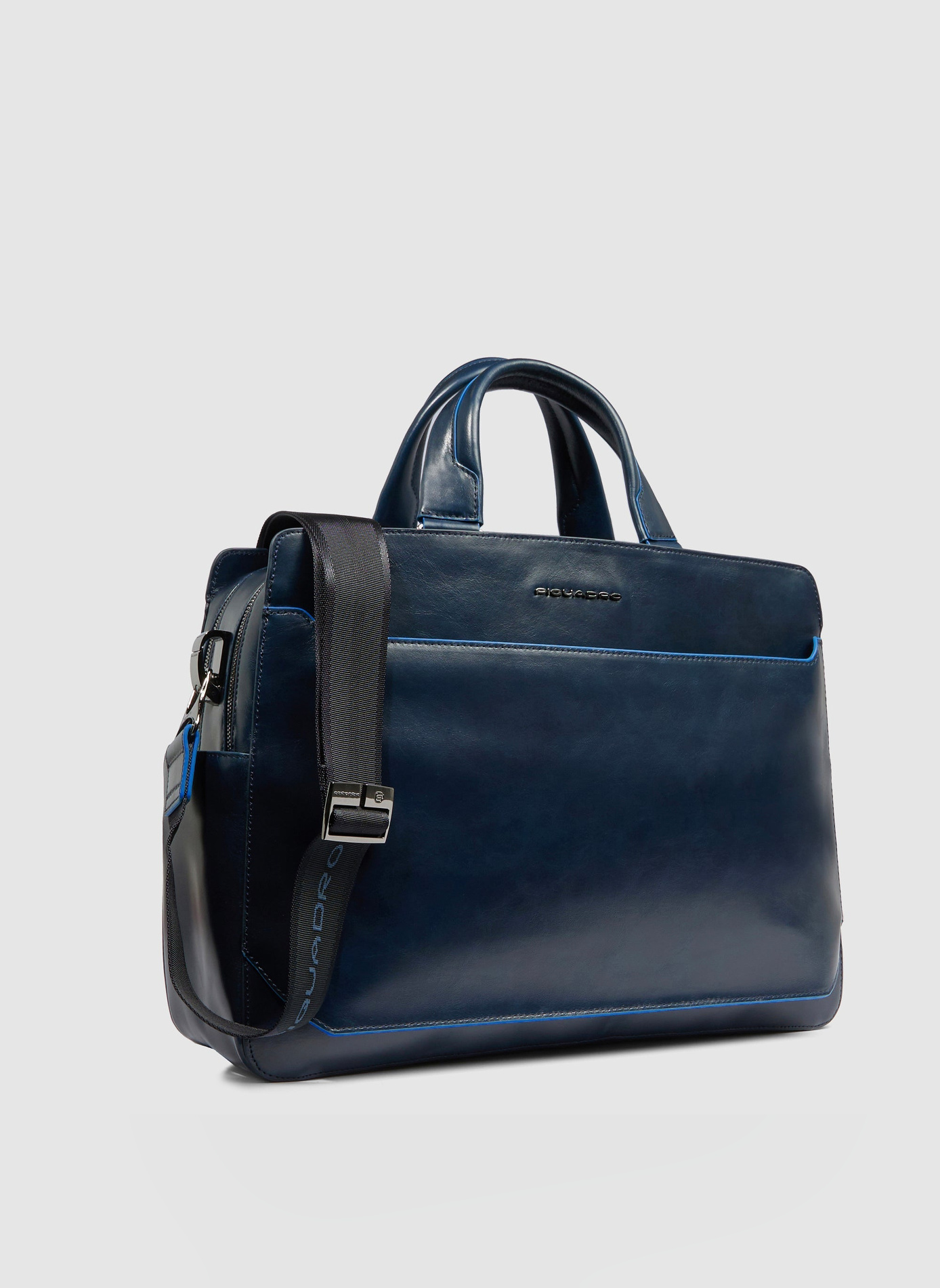 Sac d'ordinateur 15,6" personnalisable PIQUADRO Bleu