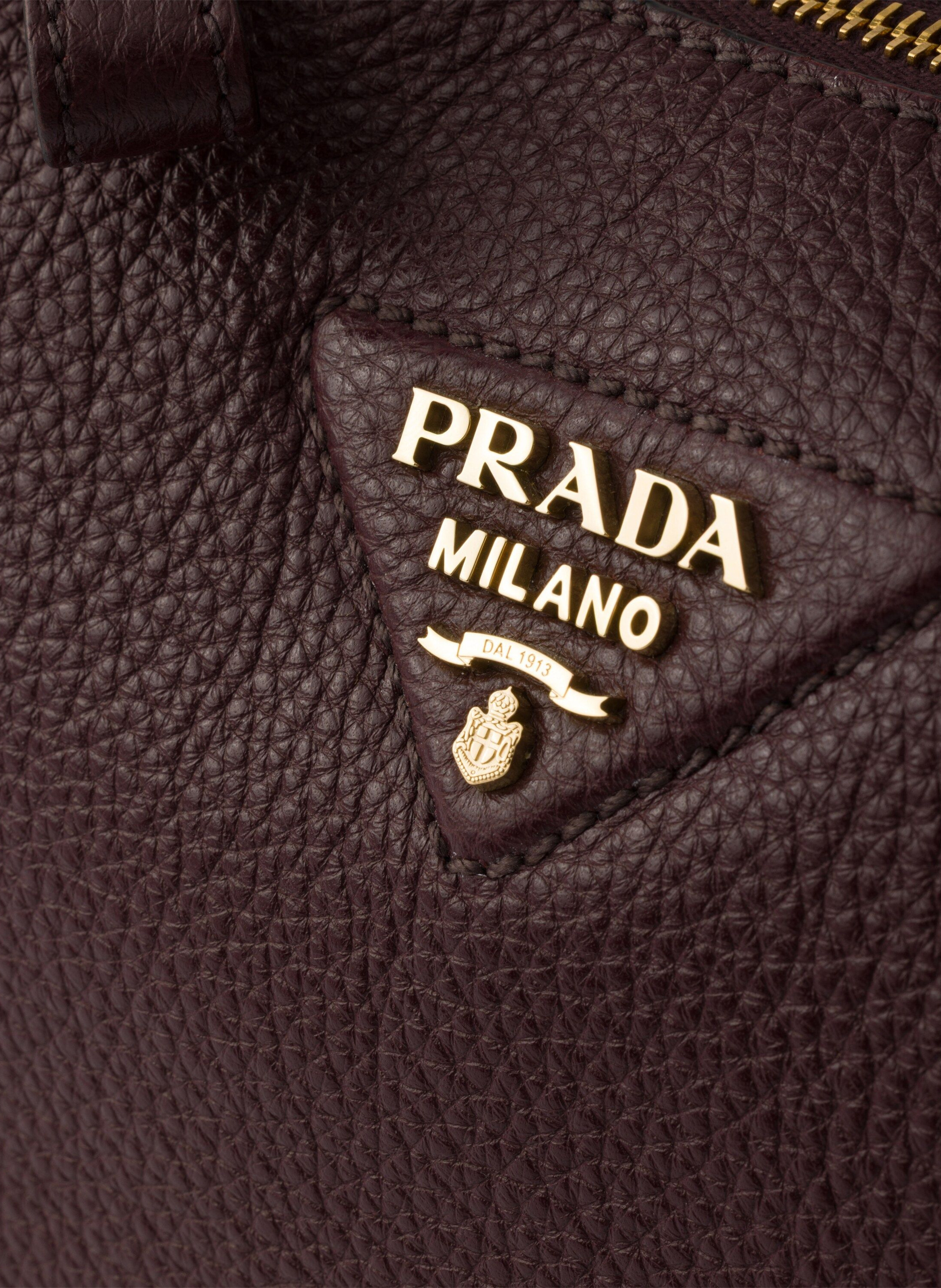 Petit sac en cuir PRADA Rouge