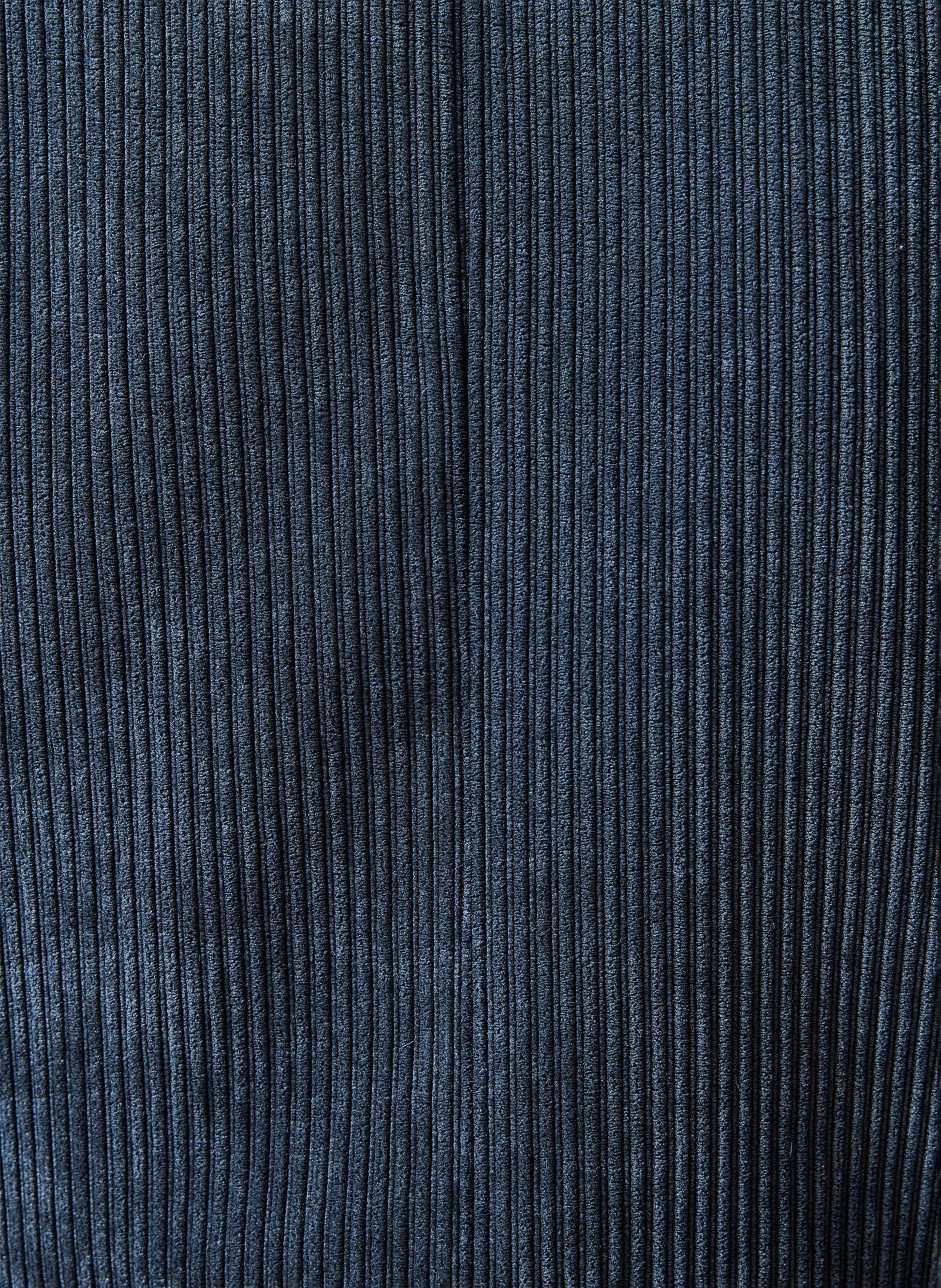 Recht gesneden blazer van ribfluweel LA FEE MARABOUTEE Blauw