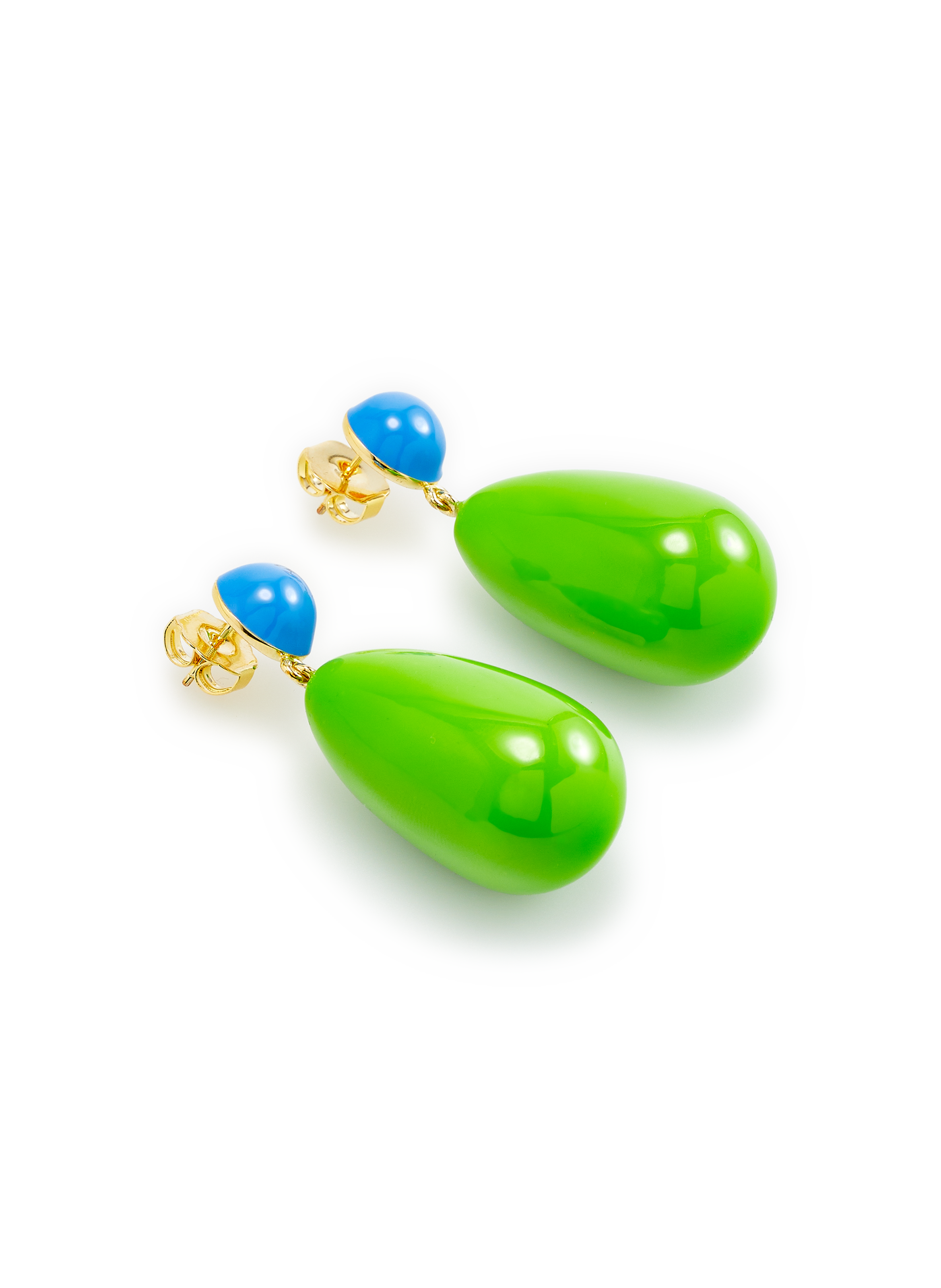 Boucles d'oreille pendantes ESHVI Vert