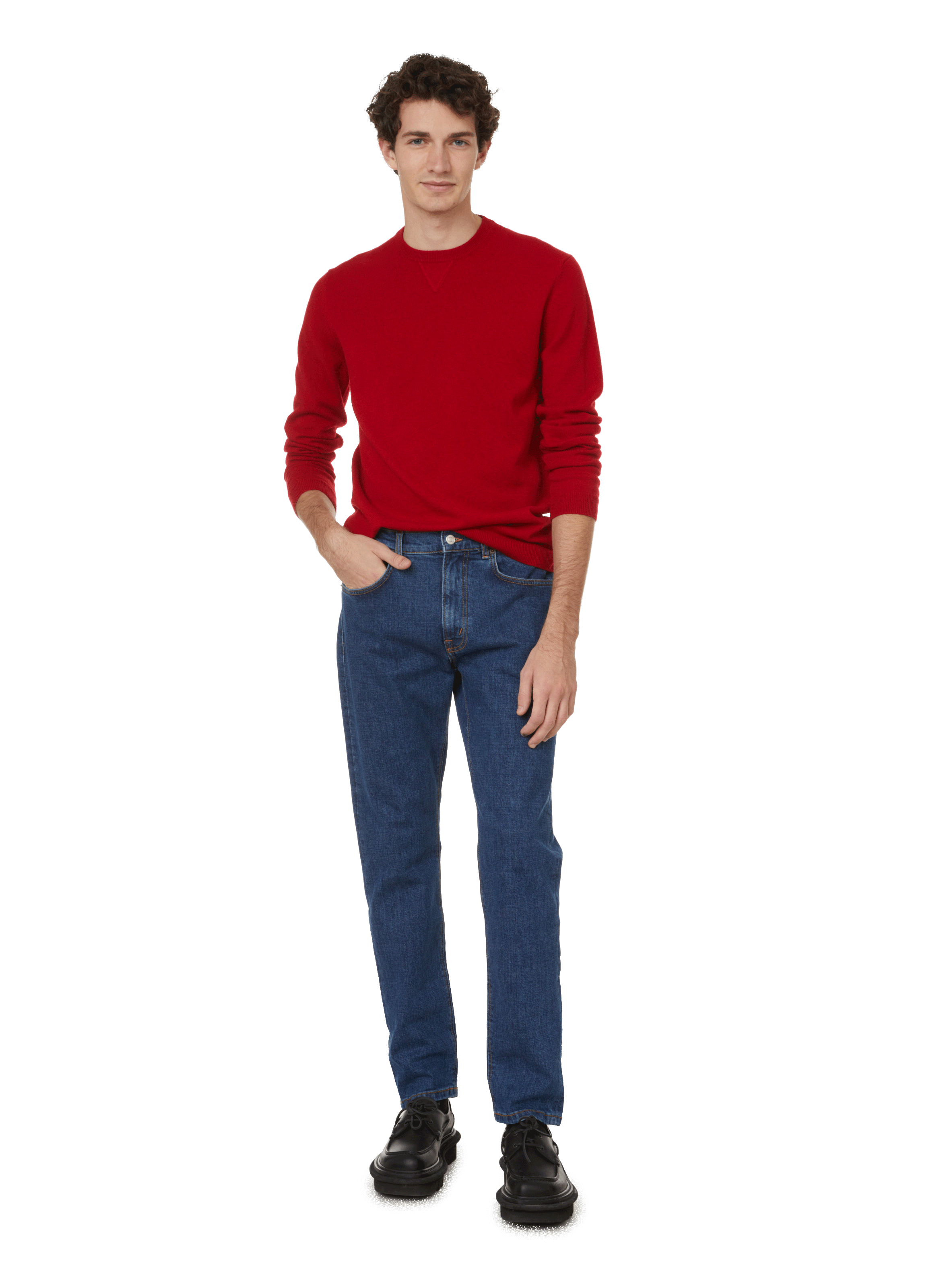 Kaschmirpullover AU PRINTEMPS PARIS Rot