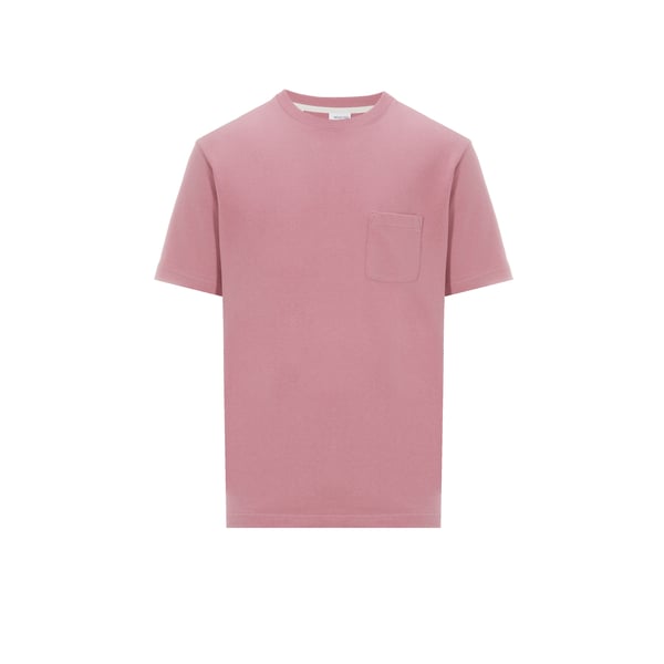 T-shirt col rond en coton recyclé et viscose