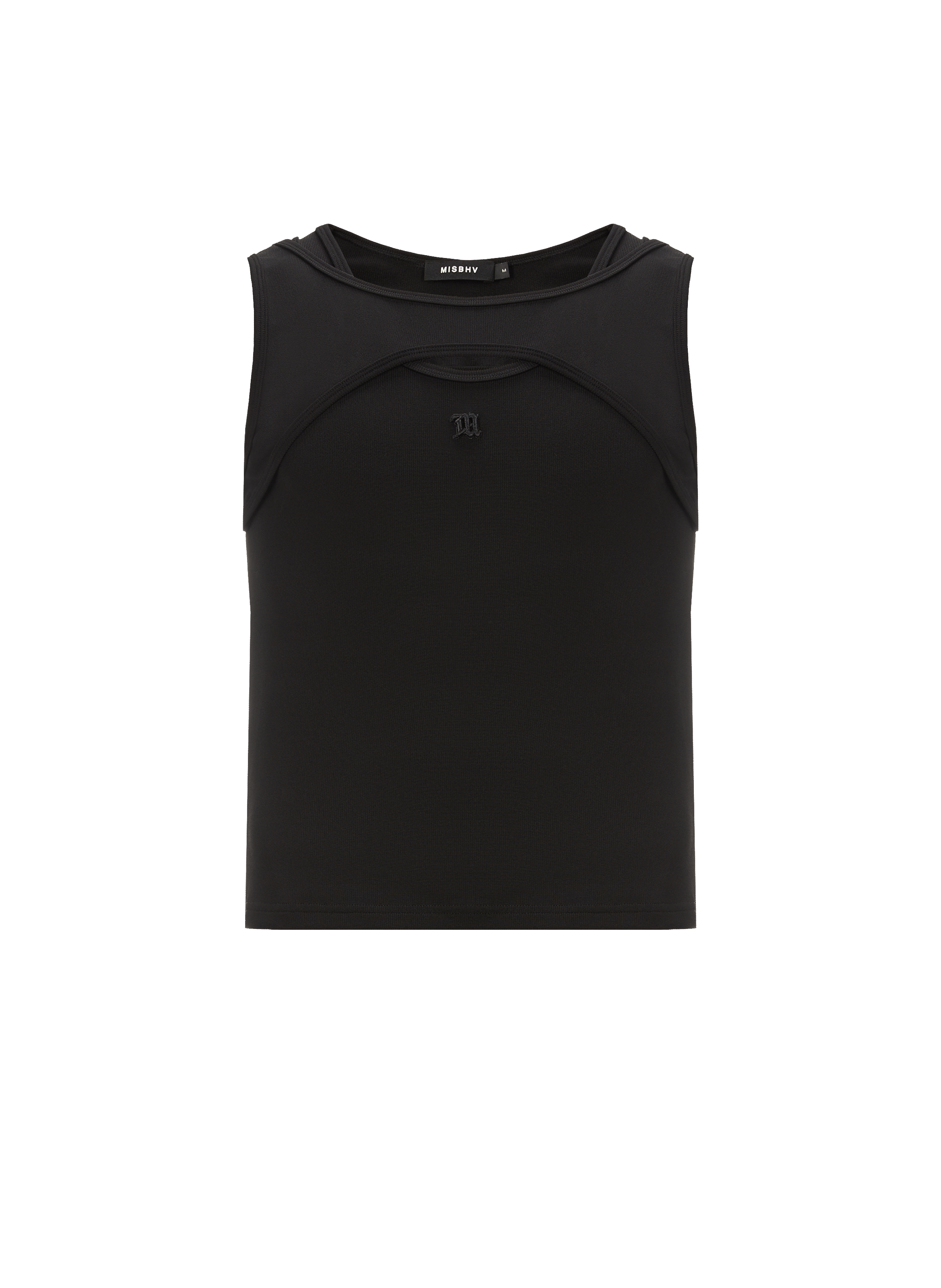 Tank top with cutout MISBHV Black