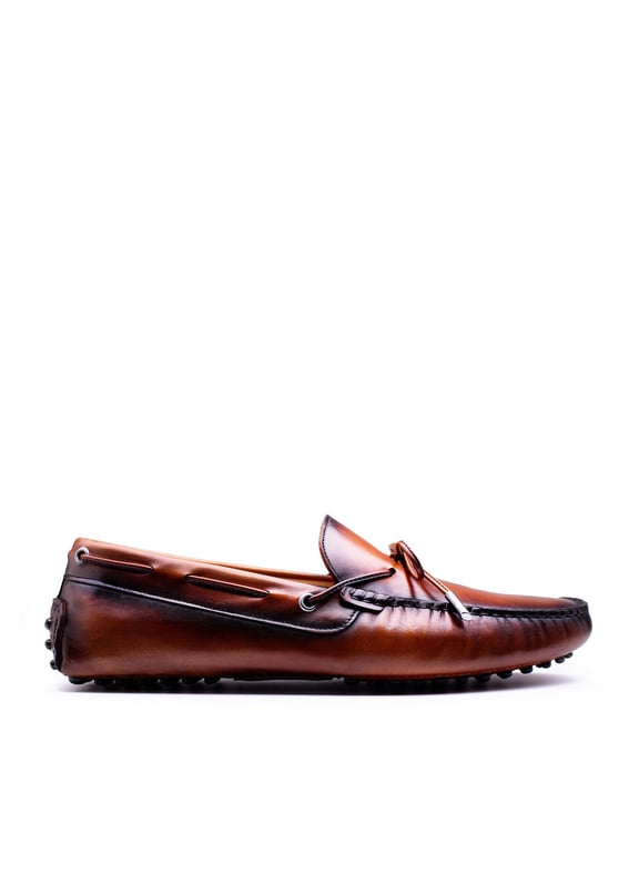 Mocassins cuir nikki Marron by FINSBURY FINSBURY Mocassins cuir nikki Marron